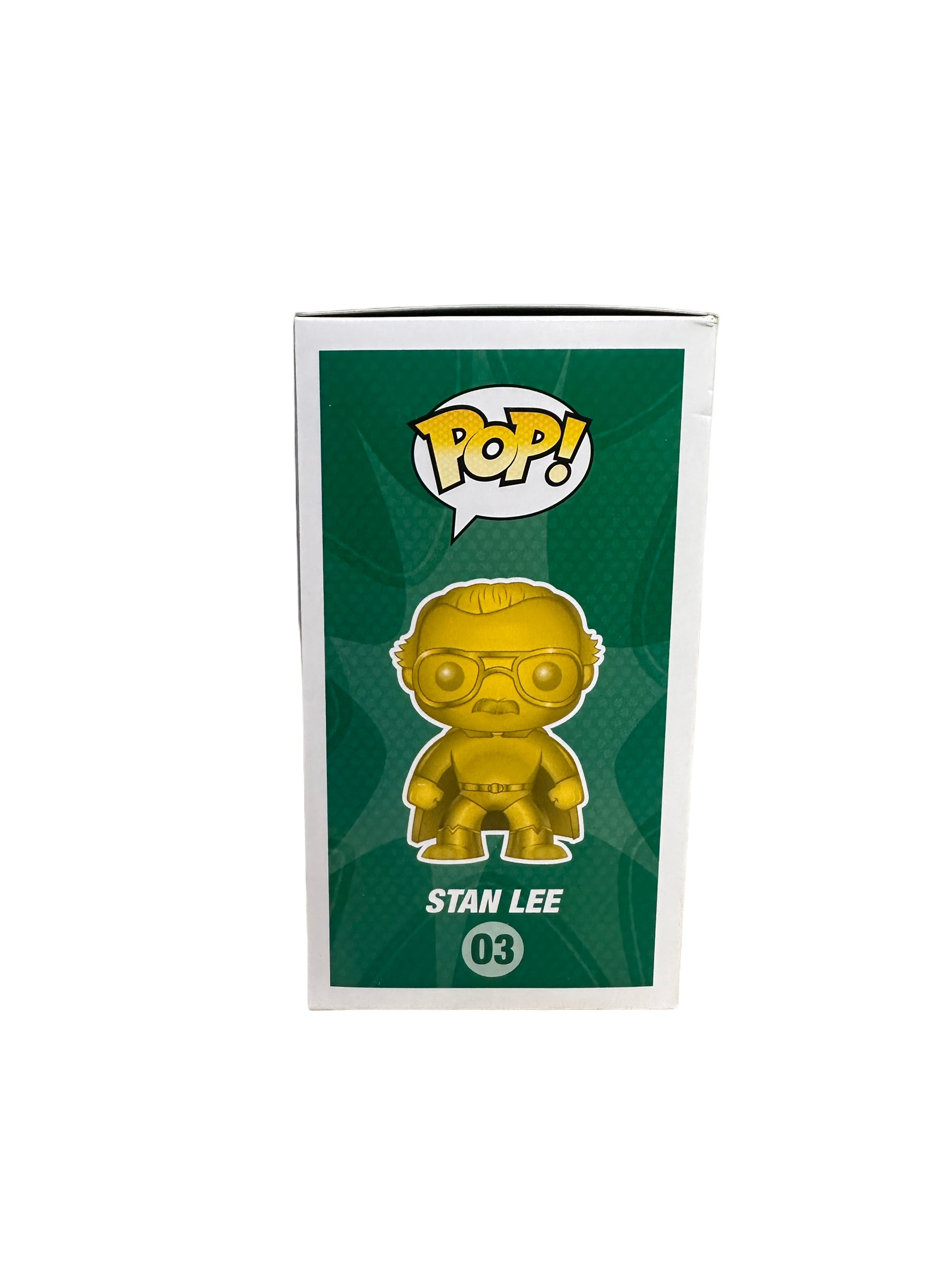 Stan Lee #03 (Superhero Gold) Funko Pop! - Stanleecollectibles.com Exclusive - Condition 7.5/10