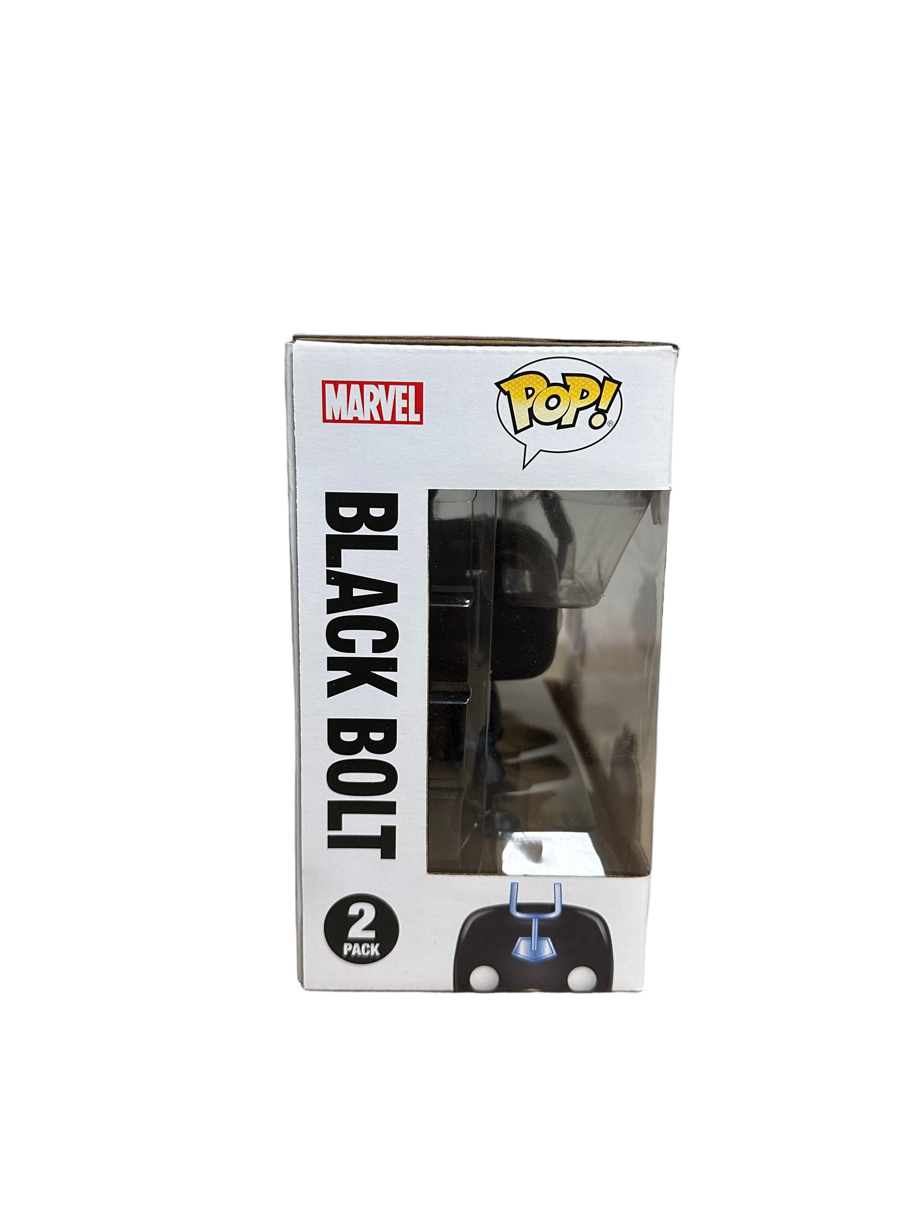 Black Bolt & Lockjaw (Glows in the Dark) 2 Pack Funko Pop! - Marvel - SDCC 2018 Official Convention / PX Previews Exclusive - Condition 8.75/10