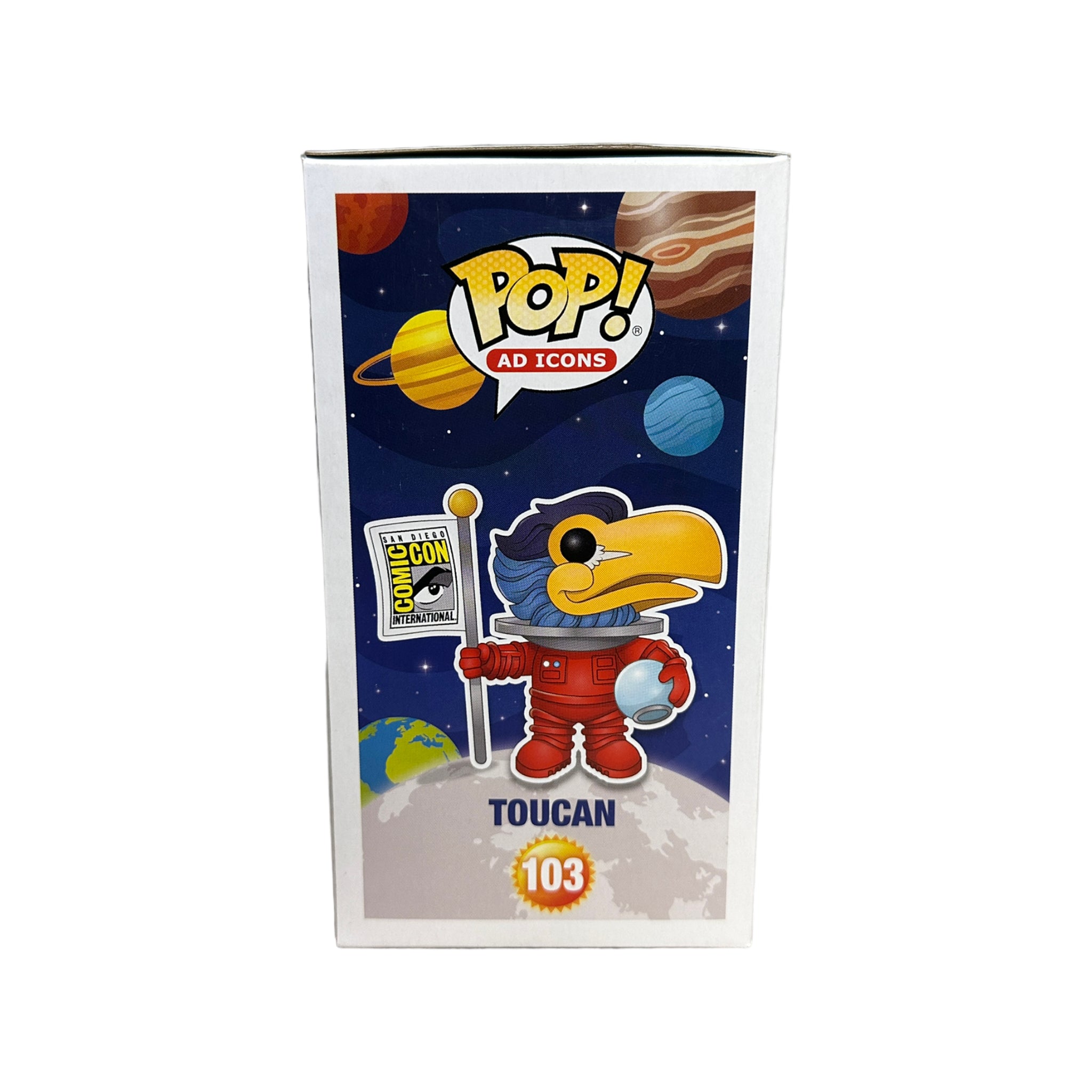 Toucan #103 (Astronaut Red) Funko Pop! - Ad Icons - SDCC 2020 Exclusive LE1000 Pcs - Condition 8/10