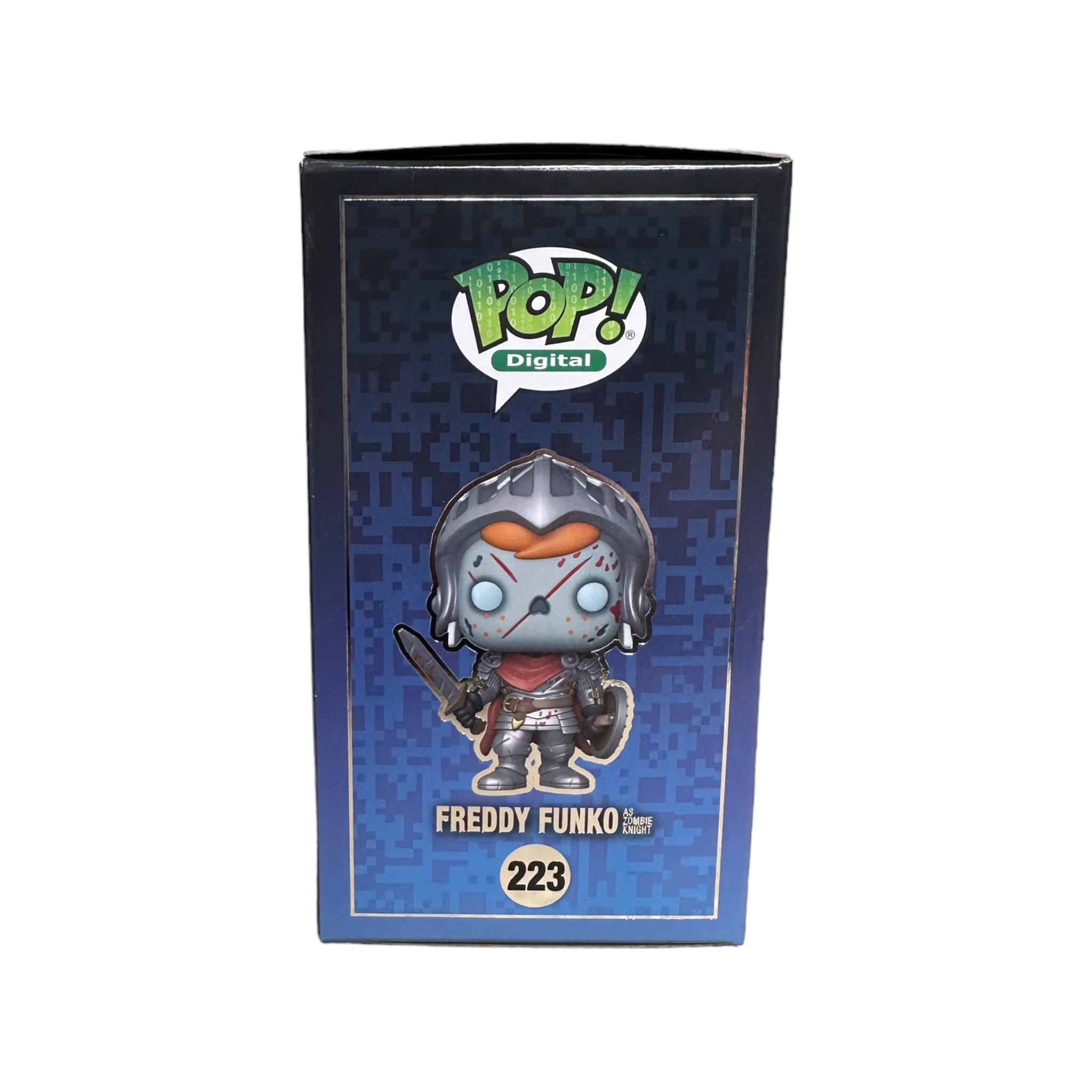Freddy Funko as Zombie Knight #223 (Glows in the Dark) Funko Pop! - Funkoween Series 1 - NFT Release Exclusive LE1900 Pcs - Condition 9/10