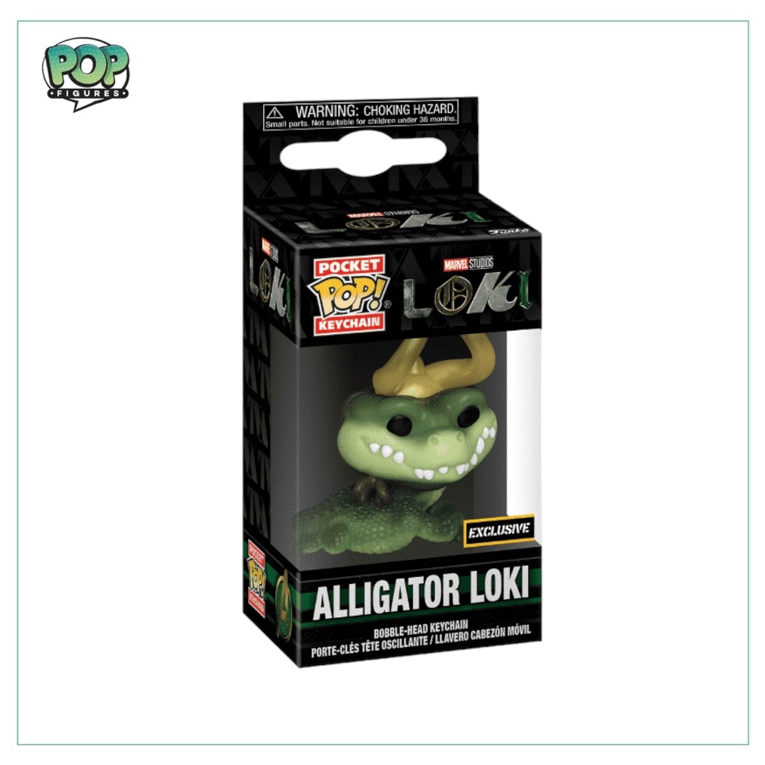 Alligator Loki  Funko Pocket Pop Keychain - Loki