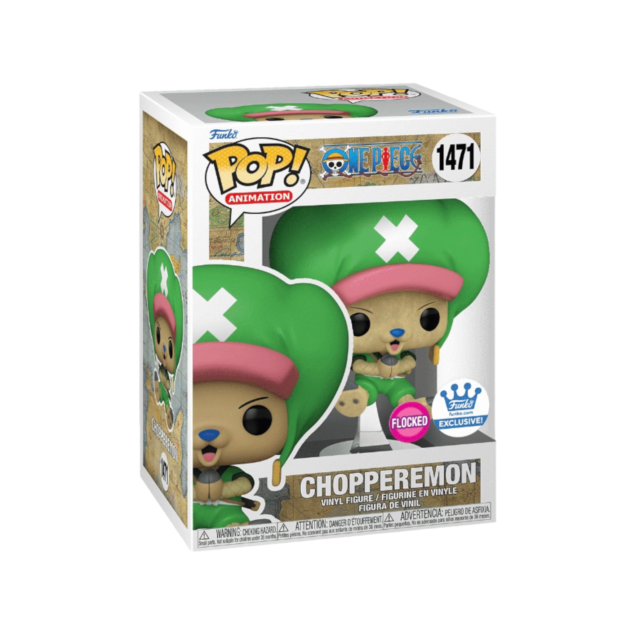 Chopperemon #1471 (Flocked) Funko Pop! - One Piece - Funko Shop Exclusive
