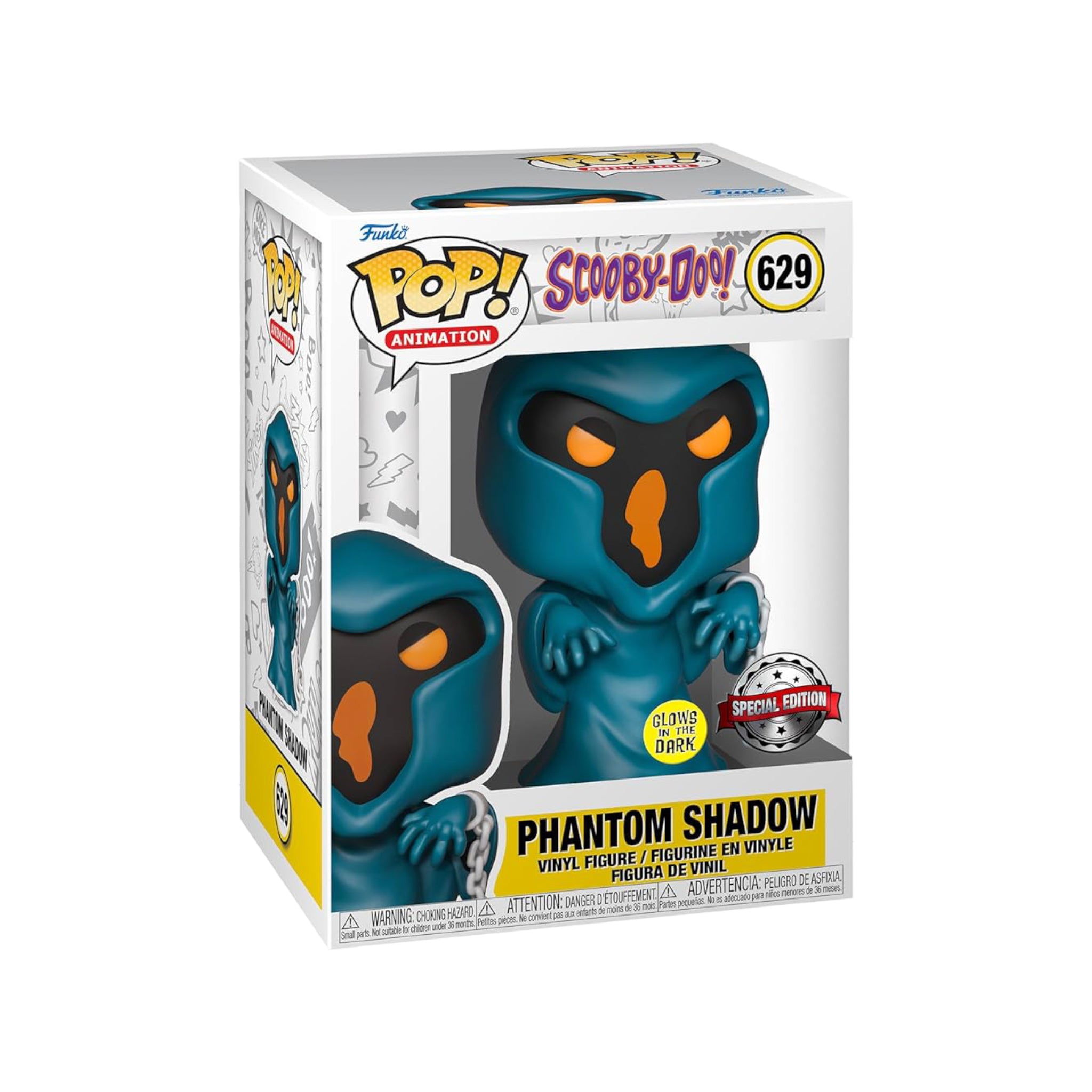 Phantom Shadow #629 (Glows in the Dark) Funko Pop! - Scooby-Doo! - Special Edition