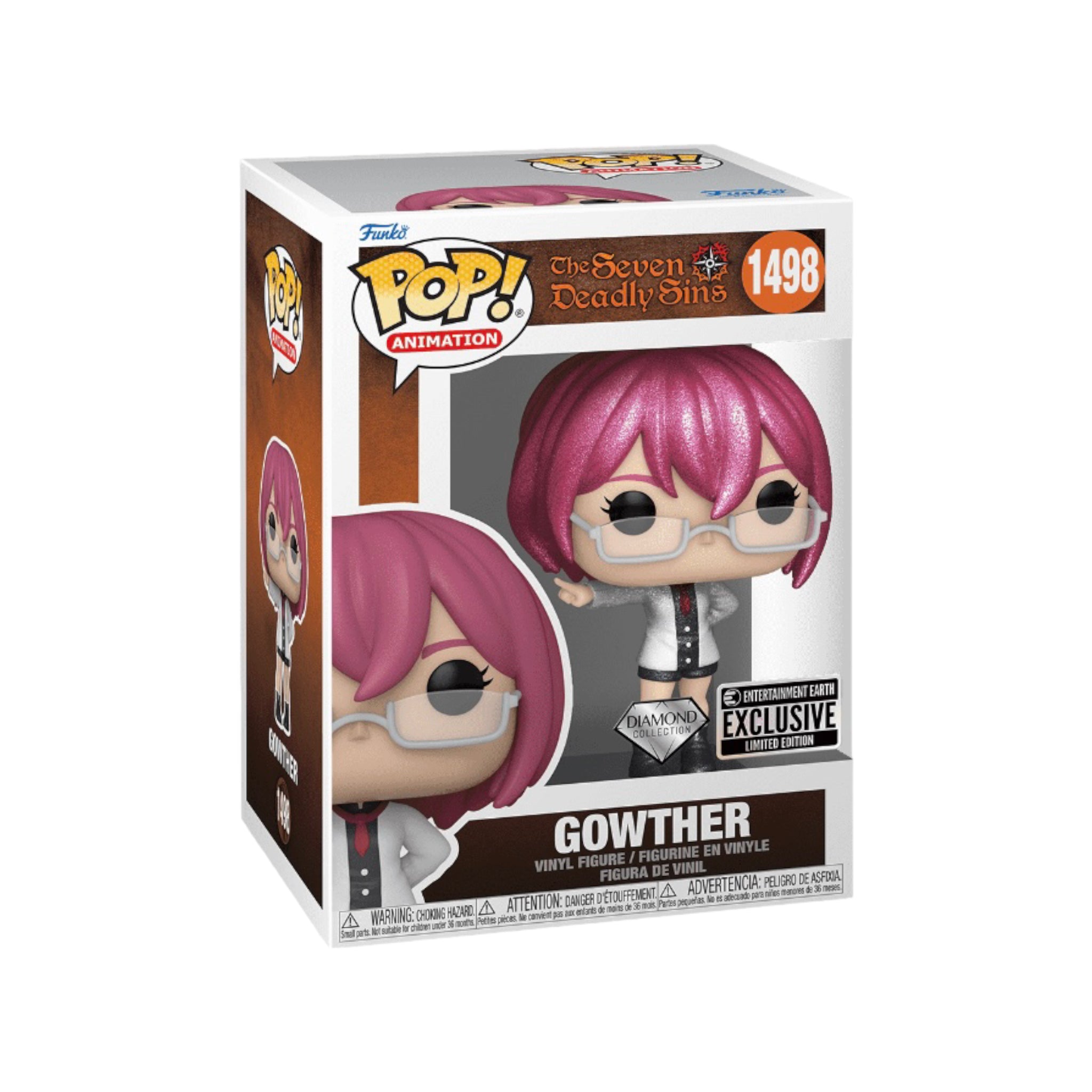 Gowther #1498 (Diamond Collection) Funko Pop! - The Seven Deadly Sins - Entertainment Earth Exclusive