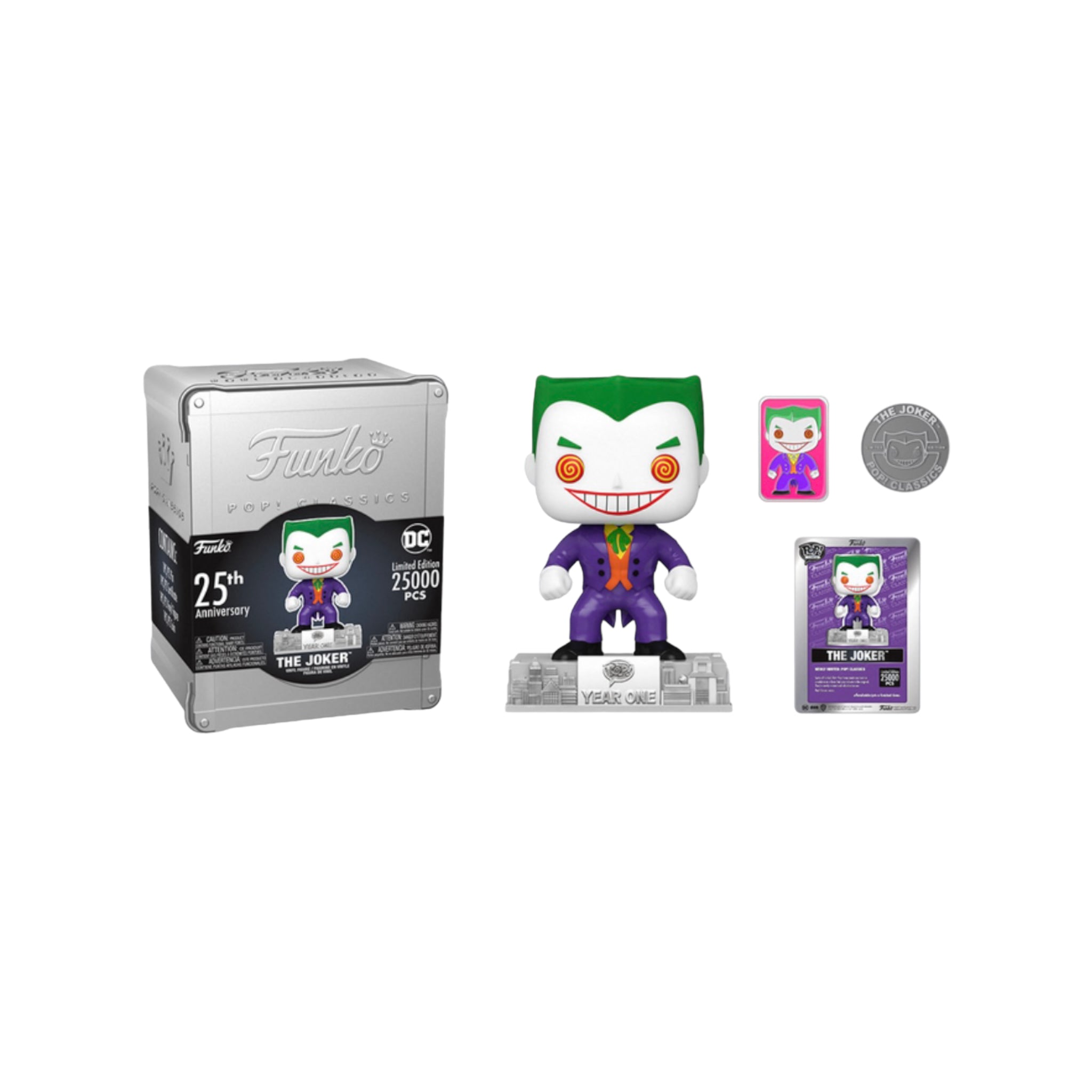 The Joker 25th Anniversary Funko Pop Classics! - Funko Shop Exclusive LE25000 Pcs - Sealed
