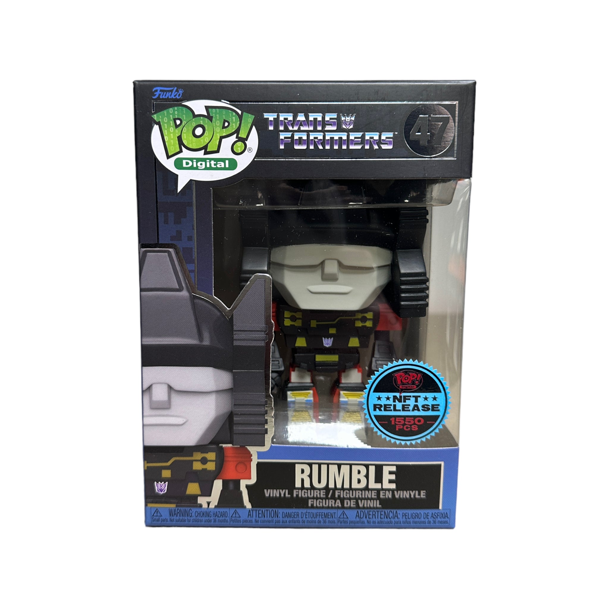 Rumble #47 Funko Pop! - Transformers - NFT Release Exclusive LE1550 Pcs - Condition 9.5/10