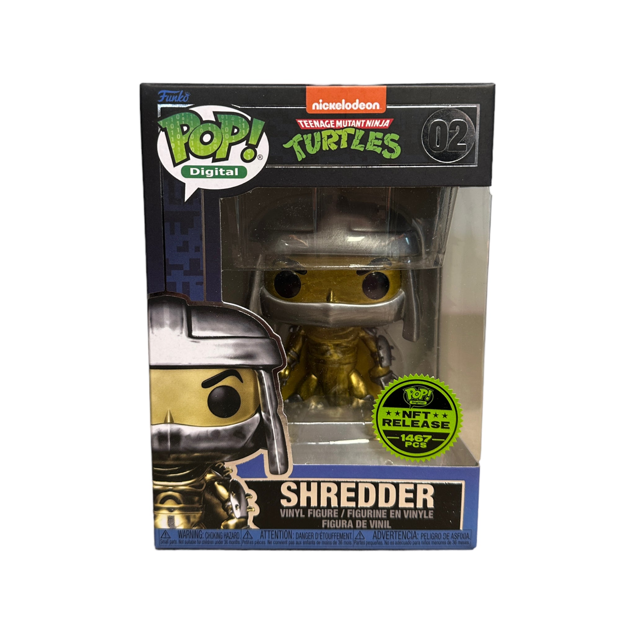 Shredder #02 Funko Pop! - Teenage Mutant Ninja Turtles - NFT Release Exclusive LE1467 Pcs - Condition 9/10