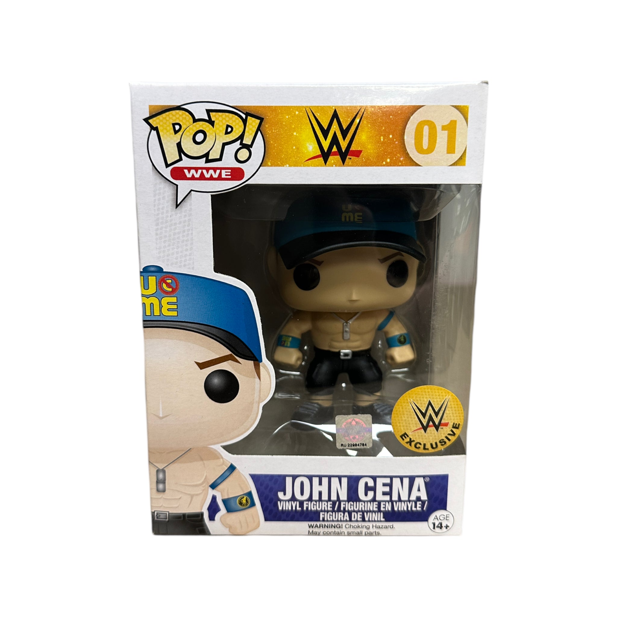 John Cena #01 (Black Pants) Funko Pop! - WWE - World Wrestling Entertainment Exclusive - Condition 8/10
