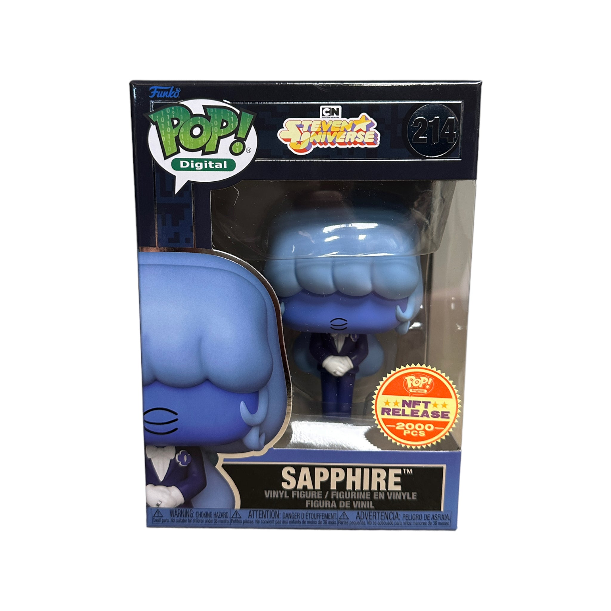 Sapphire #214 Funko Pop! - Steven Universe - NFT Release Exclusive LE2000 Pieces - Condition 9.5/10