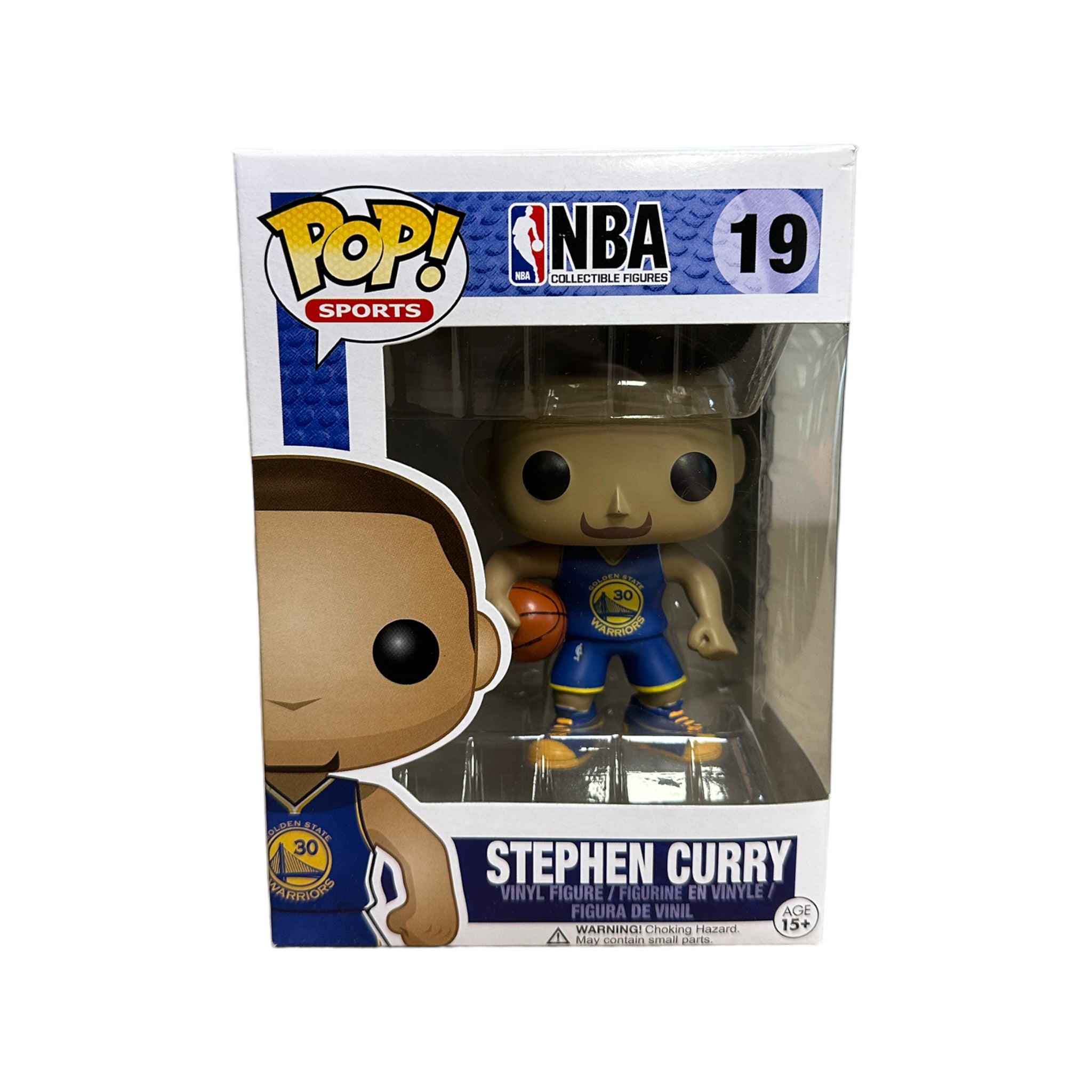 Stephen Curry #19 (Blue Jersey) Funko Pop! - NBA - 2016 Pop! - Condition 7.5/10