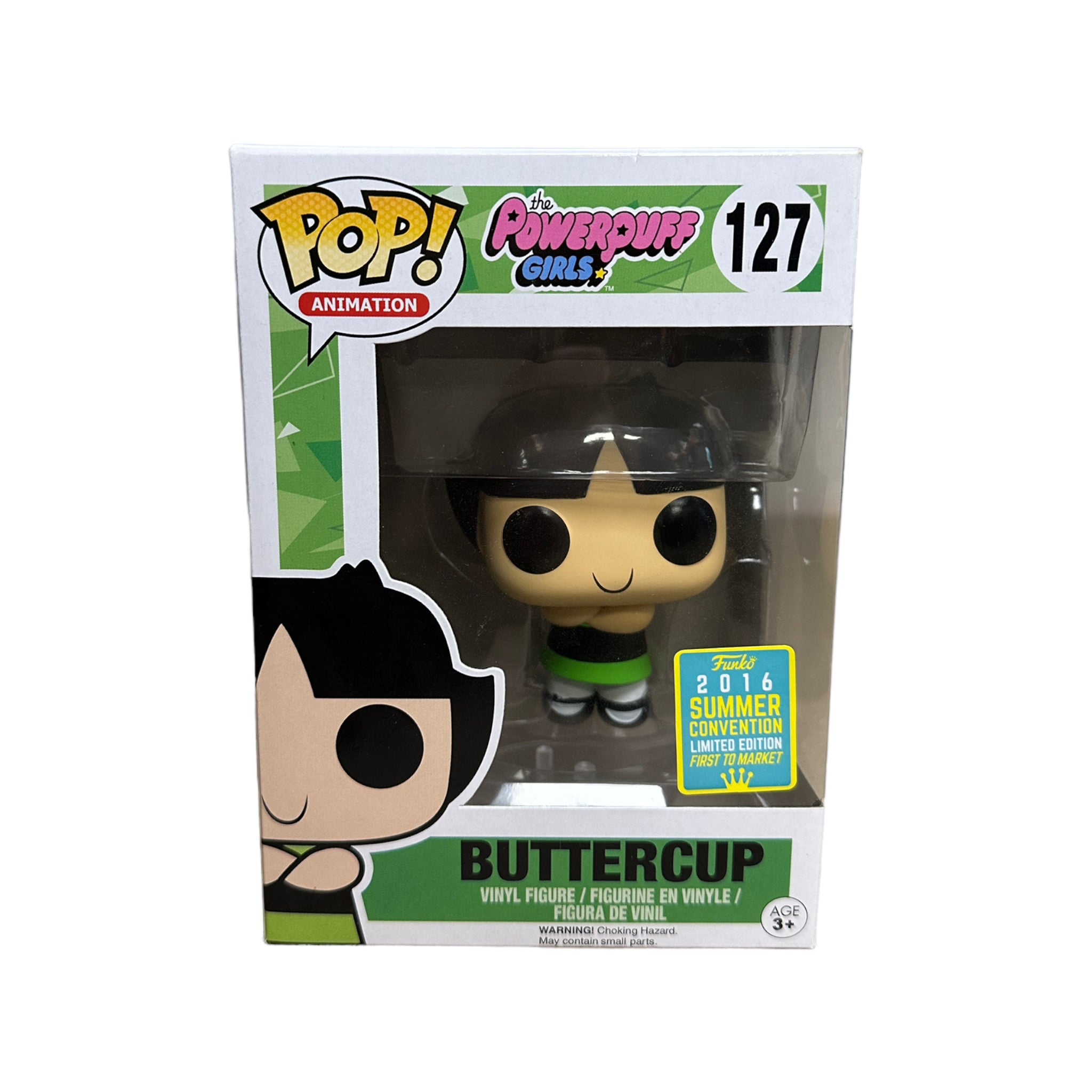 Buttercup #127 Funko Pop! - The Powerpuff Girls - SDCC 2016 Shared First To Market Exclusive - Condition 8.5/10