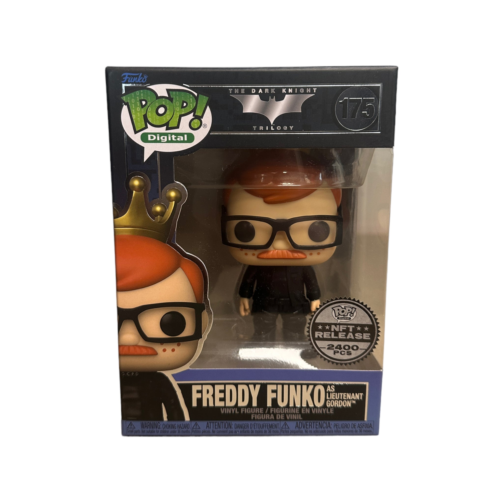 Freddy Funko as Lieutenant Gordon #175 Funko Pop! - The Dark Knight Trilogy - NFT Release Exclusive LE2400 Pcs - Condition 9.5/10