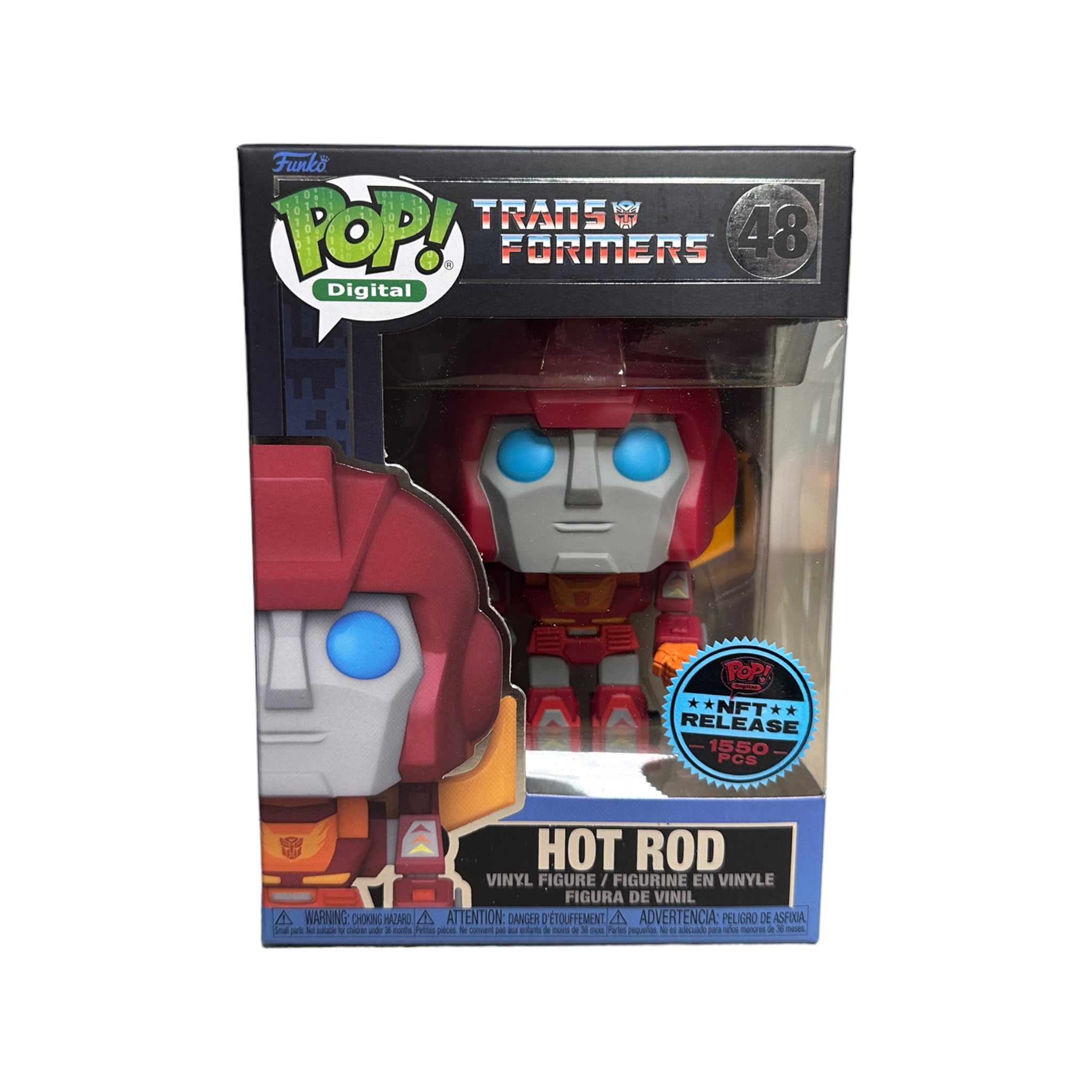 Hot Rod #48 Funko Pop! - Transformers - NFT Release Exclusive LE1550 Pcs - Condition 9/10