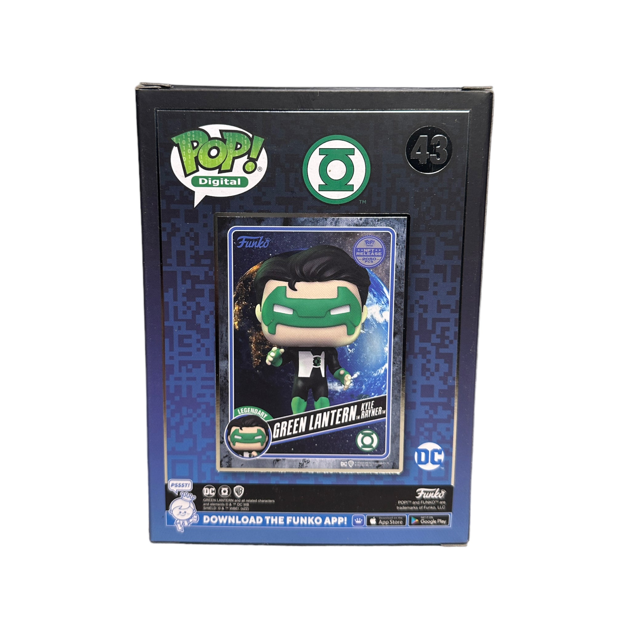 Green Lantern Kyle Rayner #43 Funko Pop! - DC - NFT Release Exclusive LE2050 Pcs - Condition 9/10