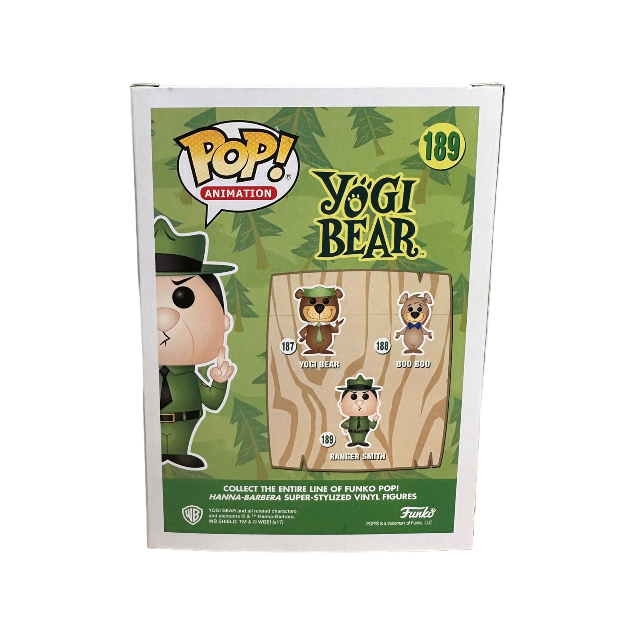 Ranger Smith #189 Funko Pop! - Yogi Bear - Funko Shop Exclusive LE5000 Pcs - Condition 7.5/10