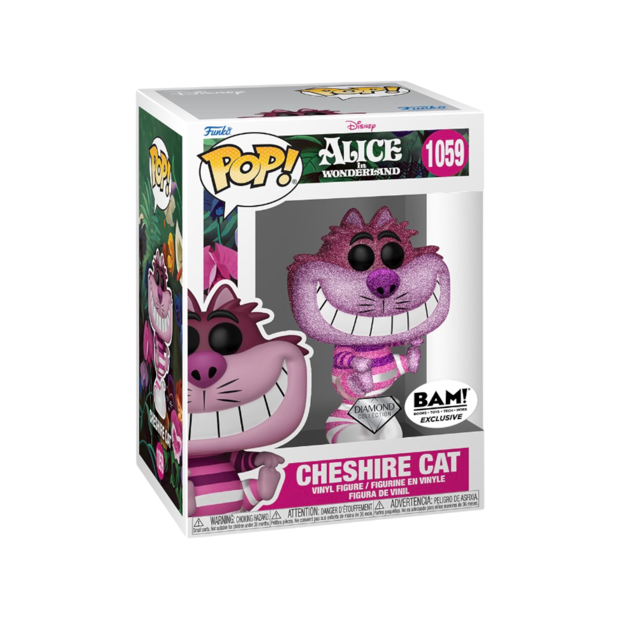 Cheshire Cat #1059 (Diamond Collection) Funko Pop! - Alice in Wonderland - BAM! Exclusive