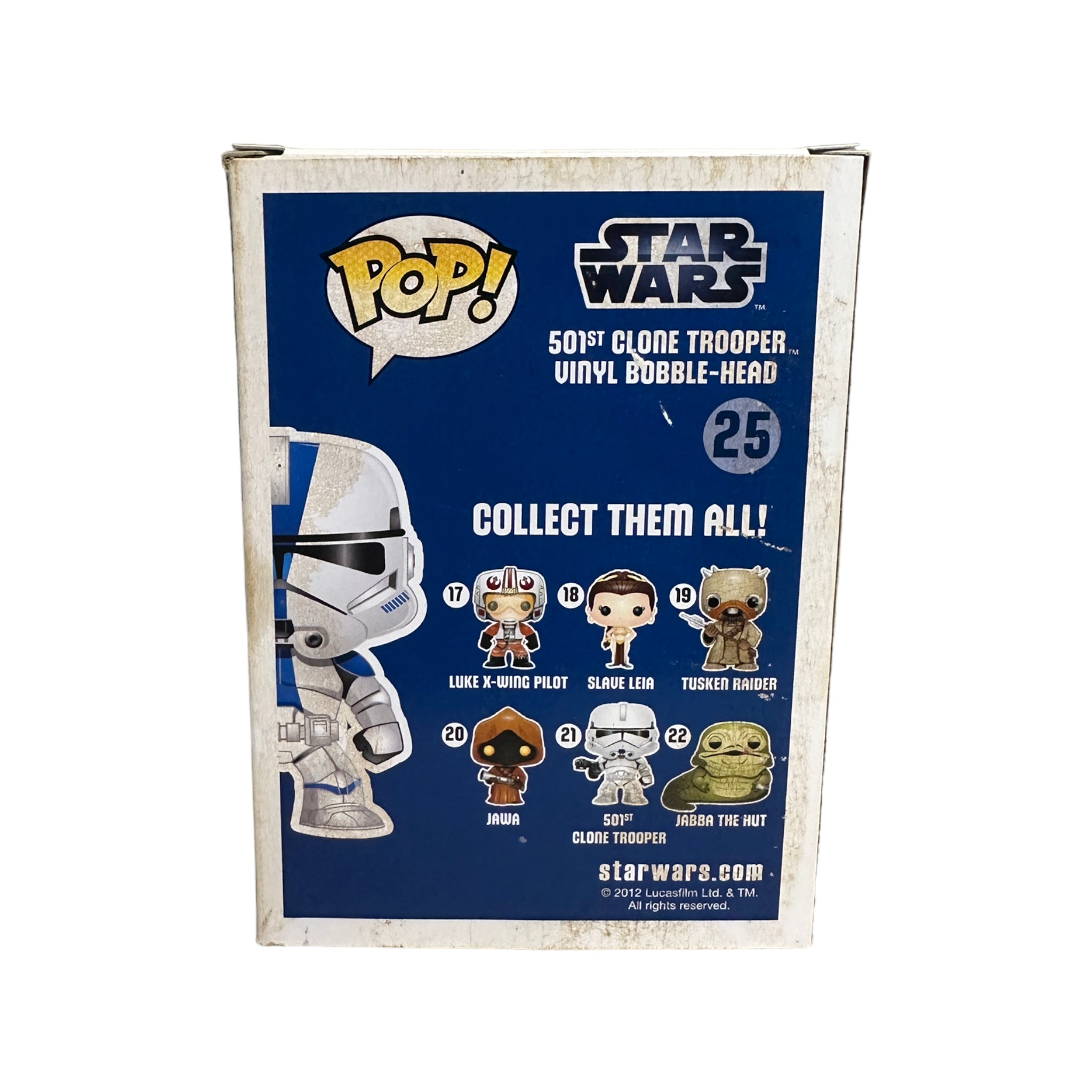 501st Clone Trooper #25 Funko Pop! - Star Wars - SDCC 2012 Exclusive LE480 Pcs - Condition 6/10