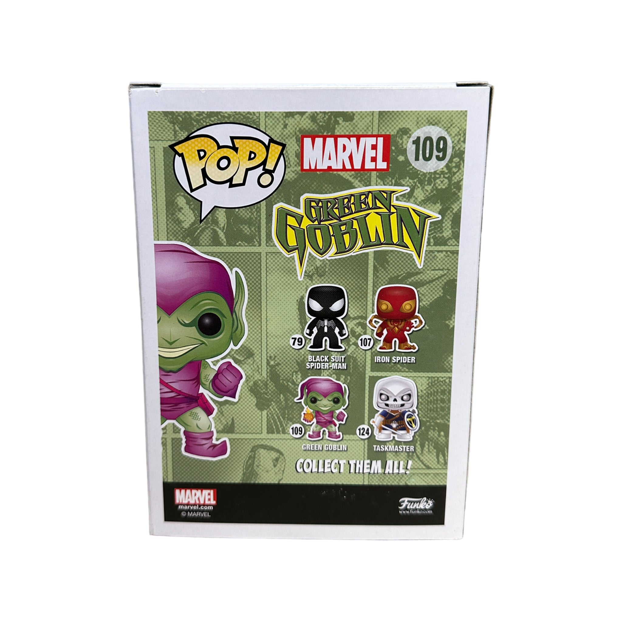 Green Goblin #109 (Glows in the Dark) Funko Pop! - Marvel - ECCC 2016 Exclusive LE300 Pcs - Condition 7/10