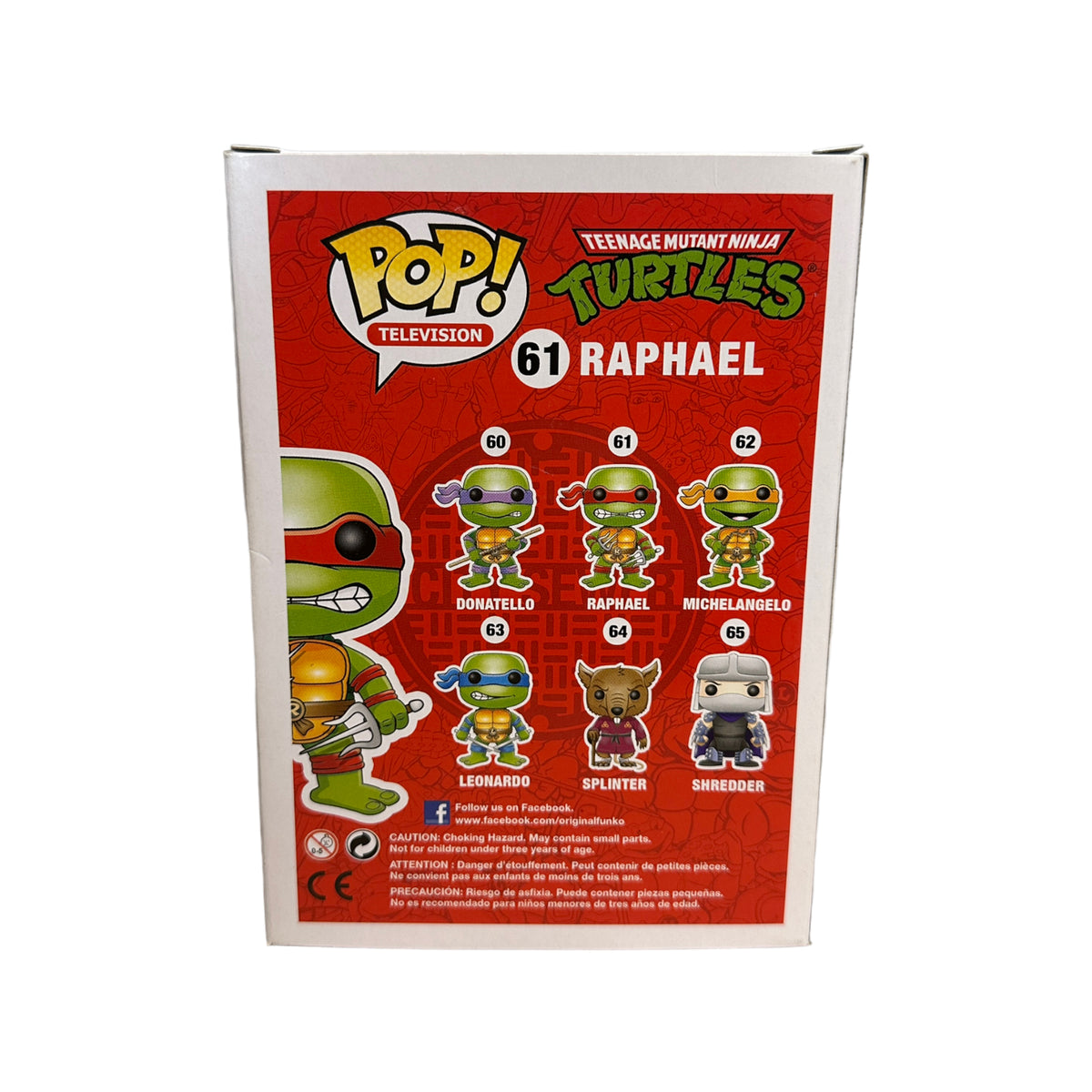 Pops Raphael Figure Raphael (Metallic) | Teenage Mutant Ninja Turtles | SDCC 2013 | Collectible