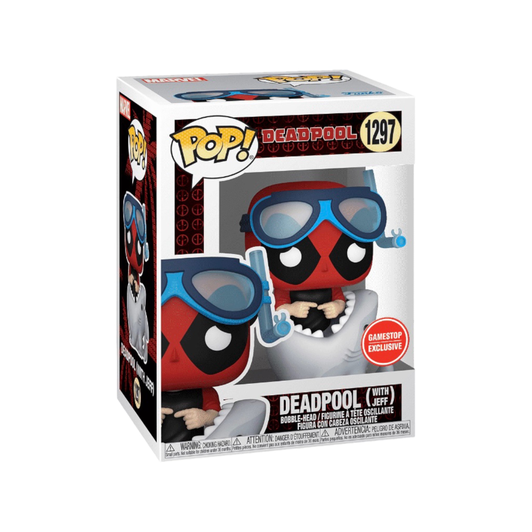 Deadpool (With Jeff) #1297 Funko Pop! - Deadpool - GameStop Exclusive