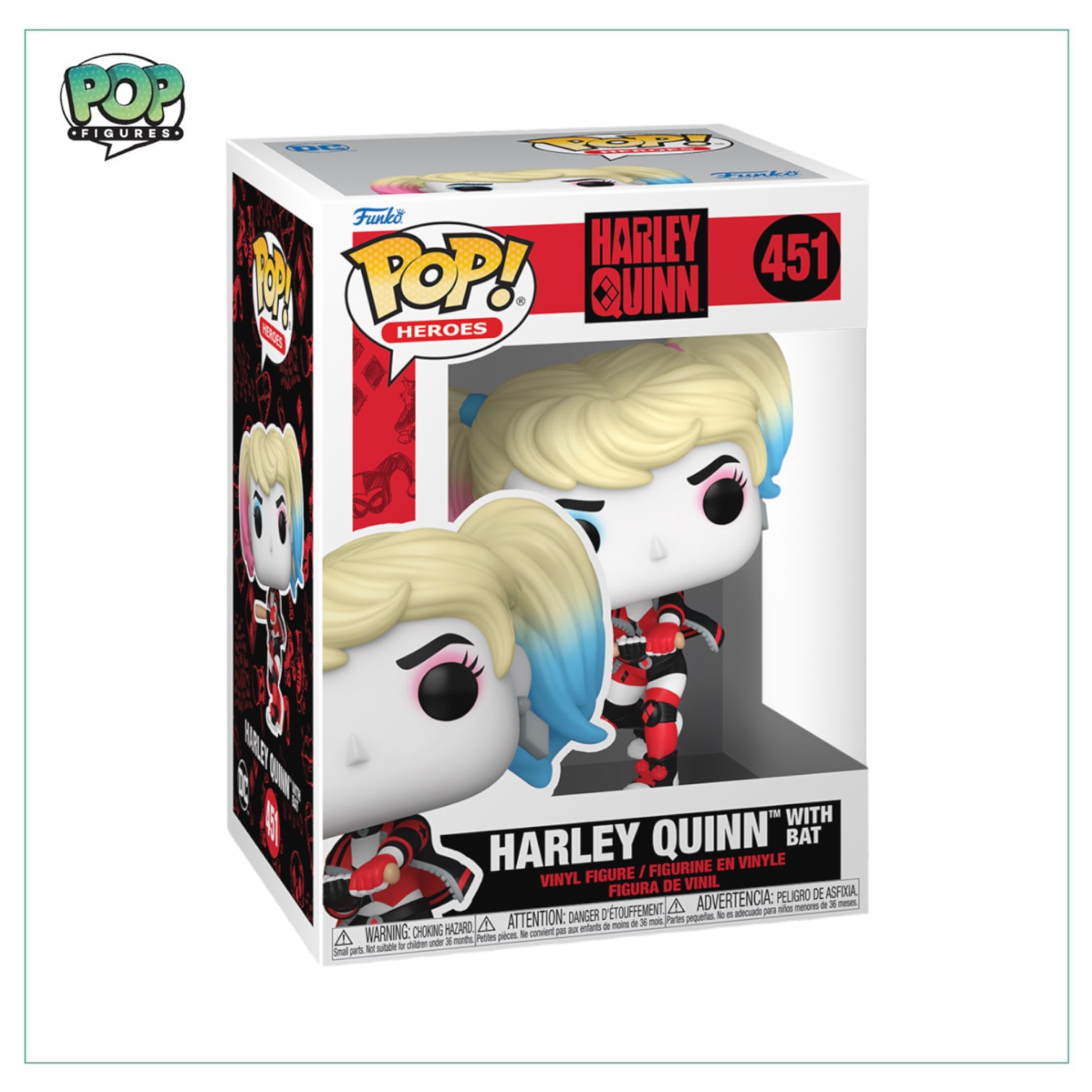 Harley Quinn W/ Bat #451 Funko Pop! Harley Quinn - PREORDER