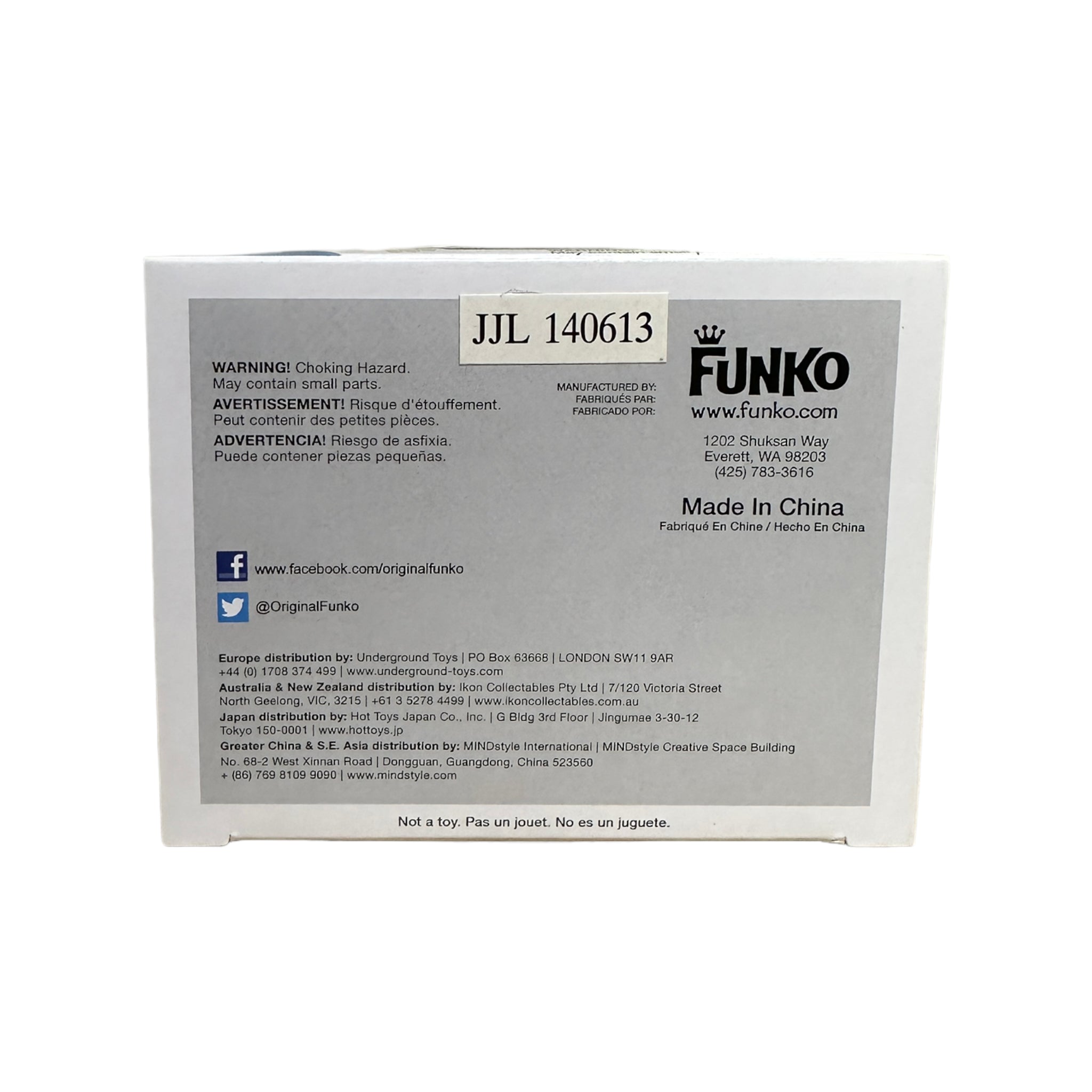 Freddy Funko Clear #32 Funko Pop! - SDCC 2014 Exclusive LE96 Pcs - Condition 7/10