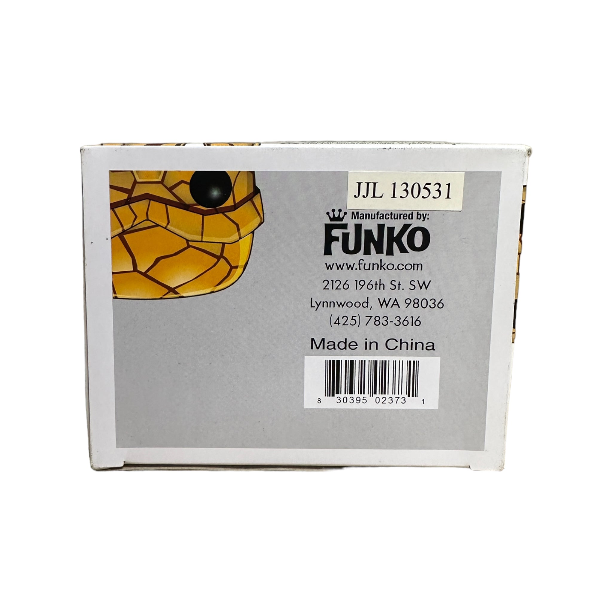 The Thing #09 (Black and White) Funko Pop! - Marvel Universe - Gemini Collectibles Exclusive - Condition 7.5/10