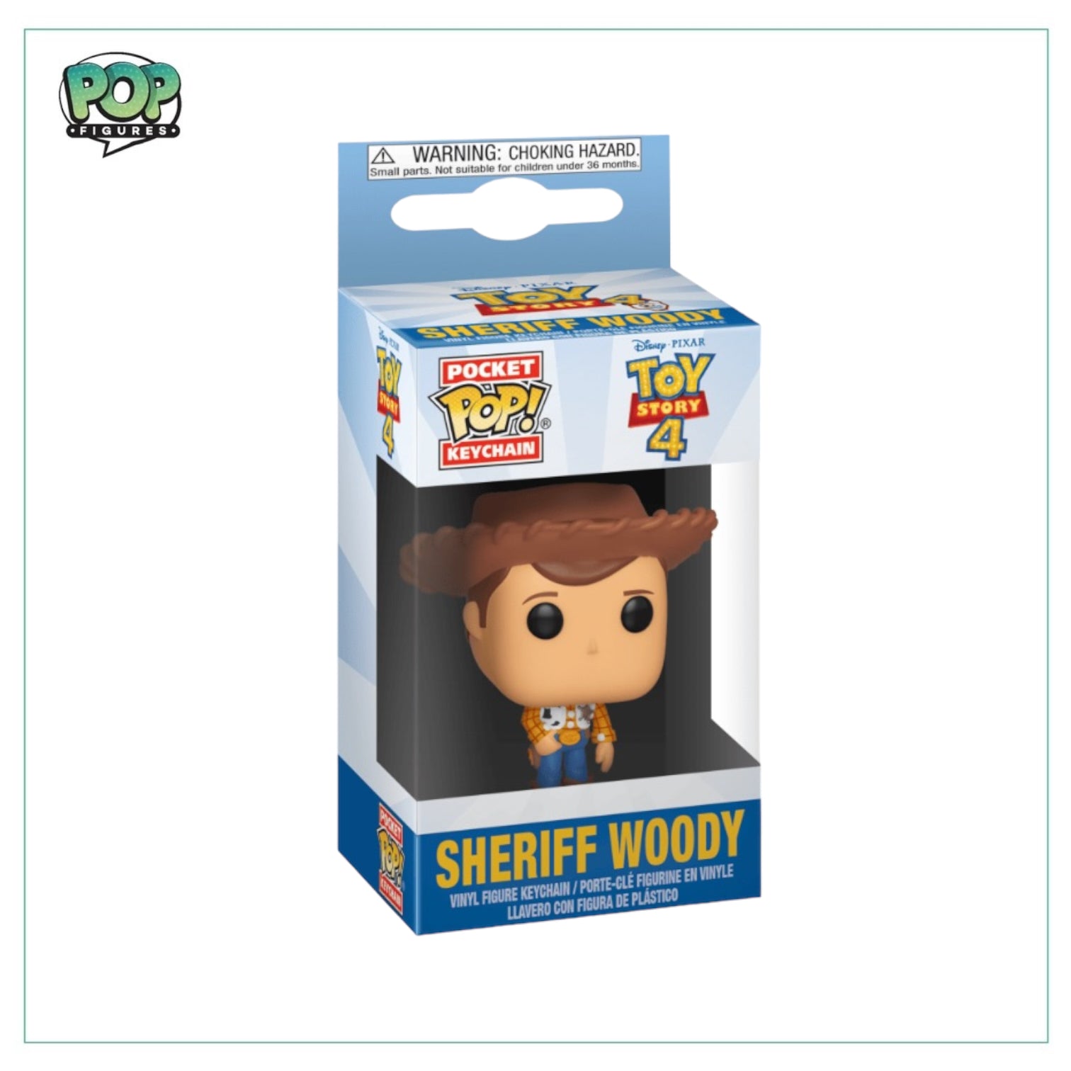 Sheriff Woody Pocket Pop Keychain! - Toy Story 4