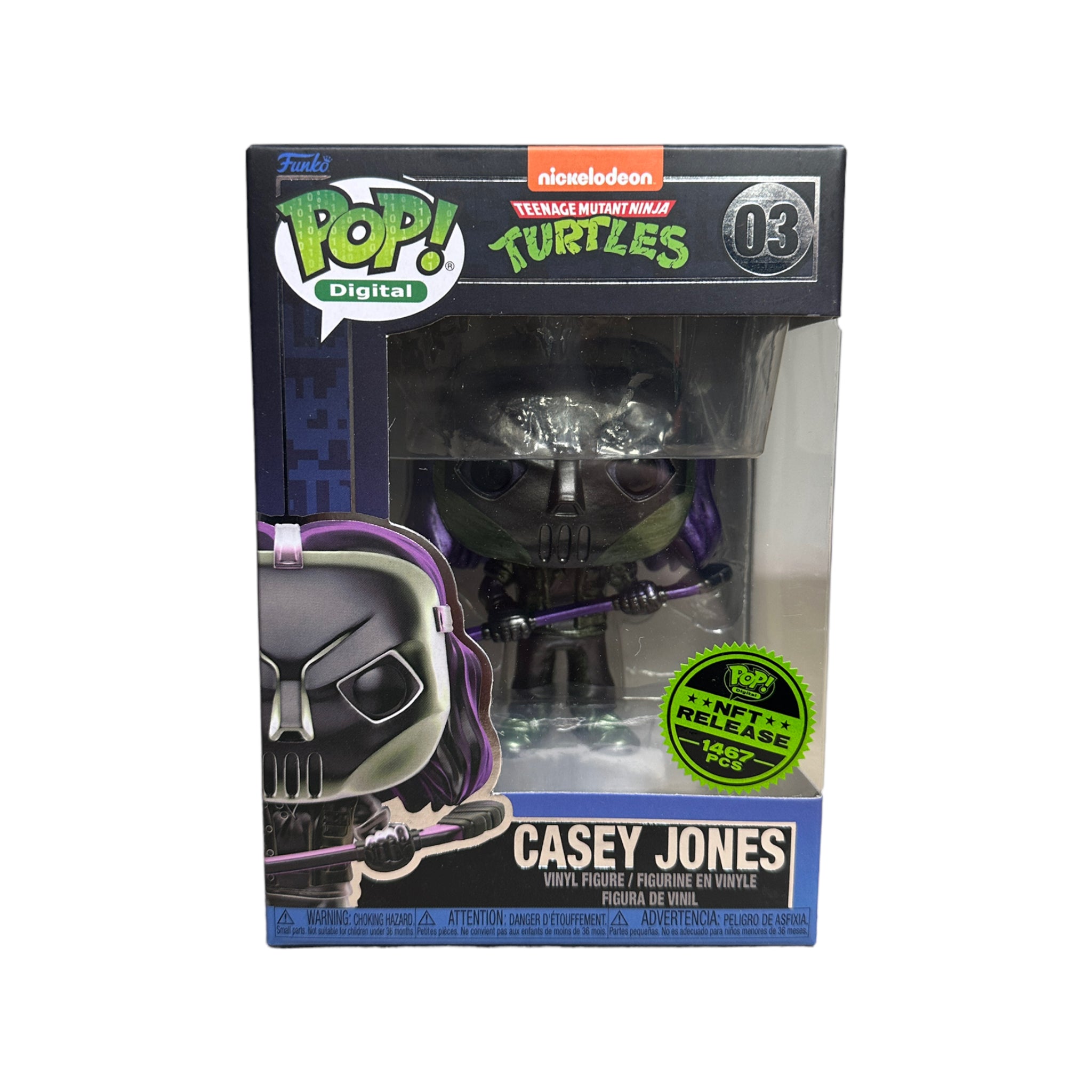 Casey Jones #03 Funko Pop! - Teenage Mutant Ninja Turtles - NFT Release Exclusive LE1467 Pcs - Condition 9.5/10