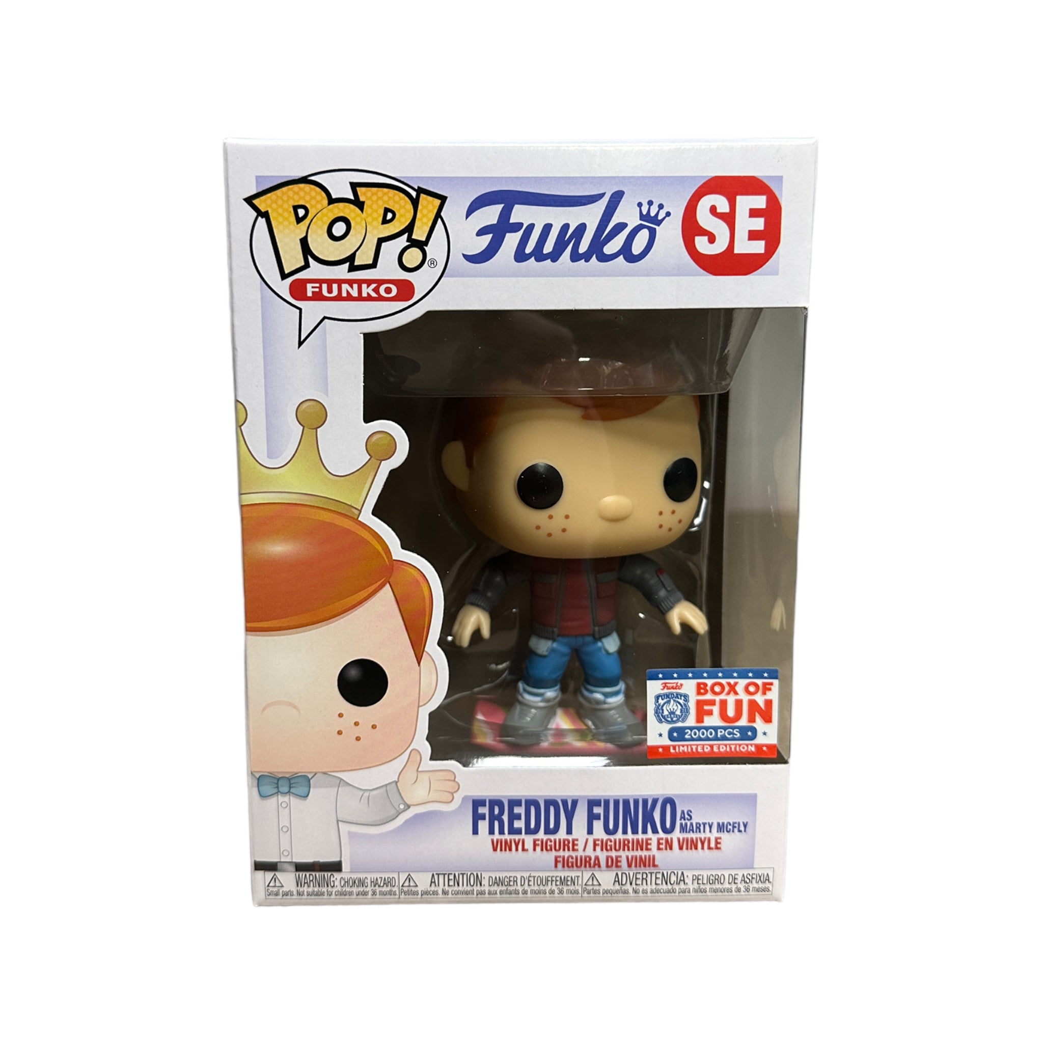 Freddy Funko as Marty McFly Funko Pop! - Back to The Future - Virtual Funkon 2021 Box of Fun Exclusive LE2000 Pcs - Condition 9.5/10