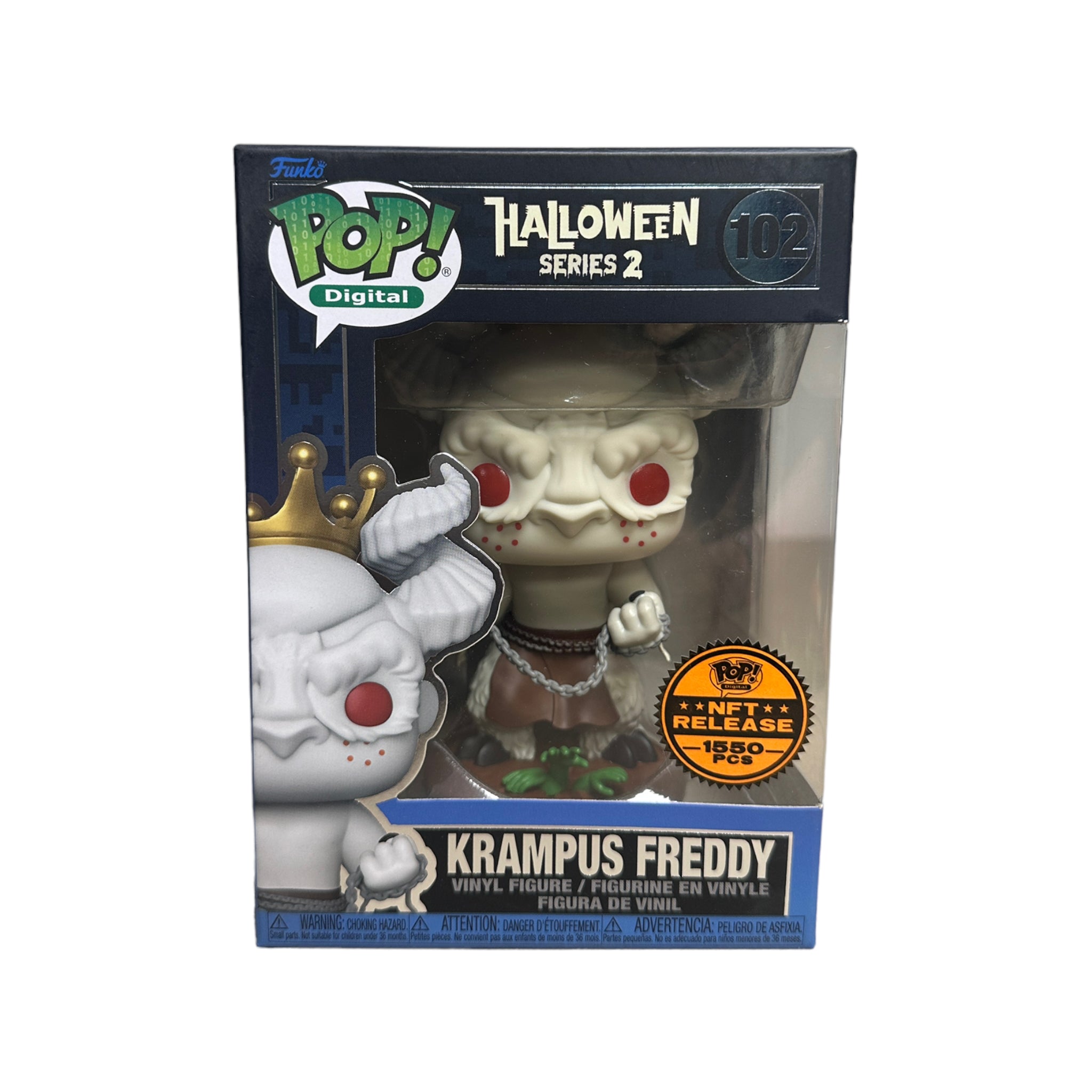Krampus Freddy #102 Funko Pop! - Halloween Series 2 - NFT Release Exclusive LE1550 Pcs - Condition 9/10