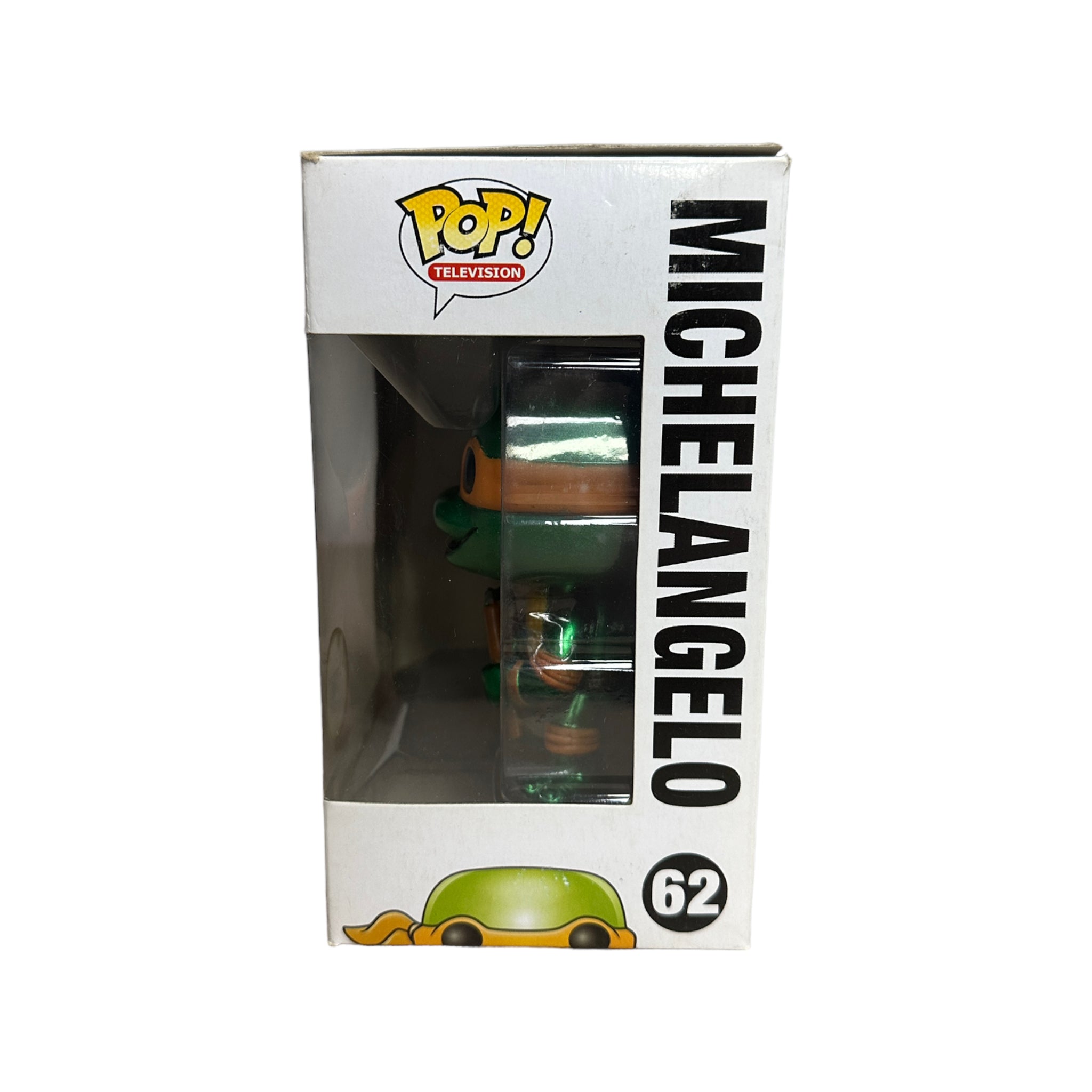 Michelangelo #62 (Metallic) Funko Pop! - Teenage Mutant Ninja Turtles - SDCC 2013 Exclusive LE1008 Pcs - Condition 6.5/10