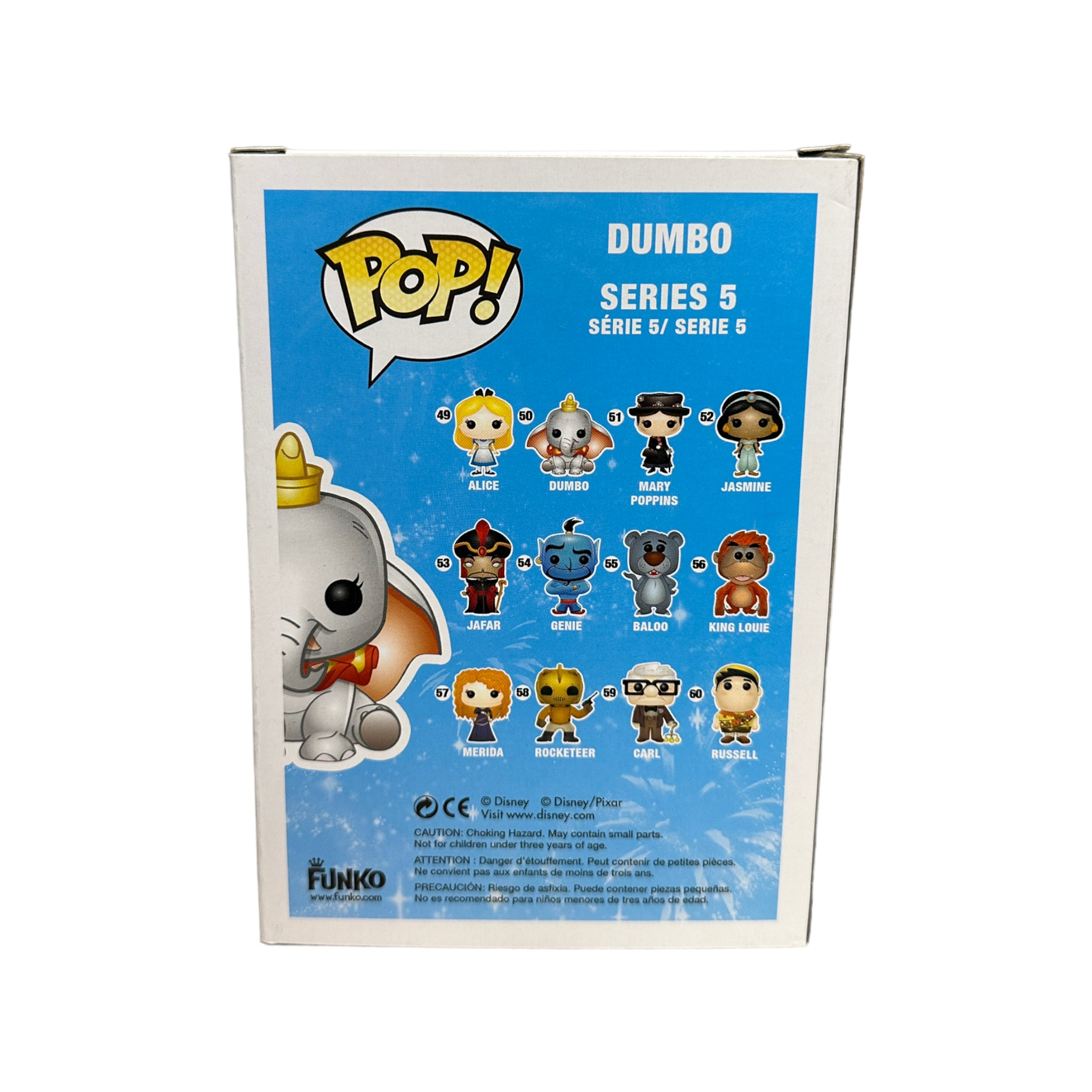 Dumbo #50 (Metallic) Funko Pop! - Disney Series 5 - SDCC 2013 Exclusive LE480 Pcs - Condition 8.75/10