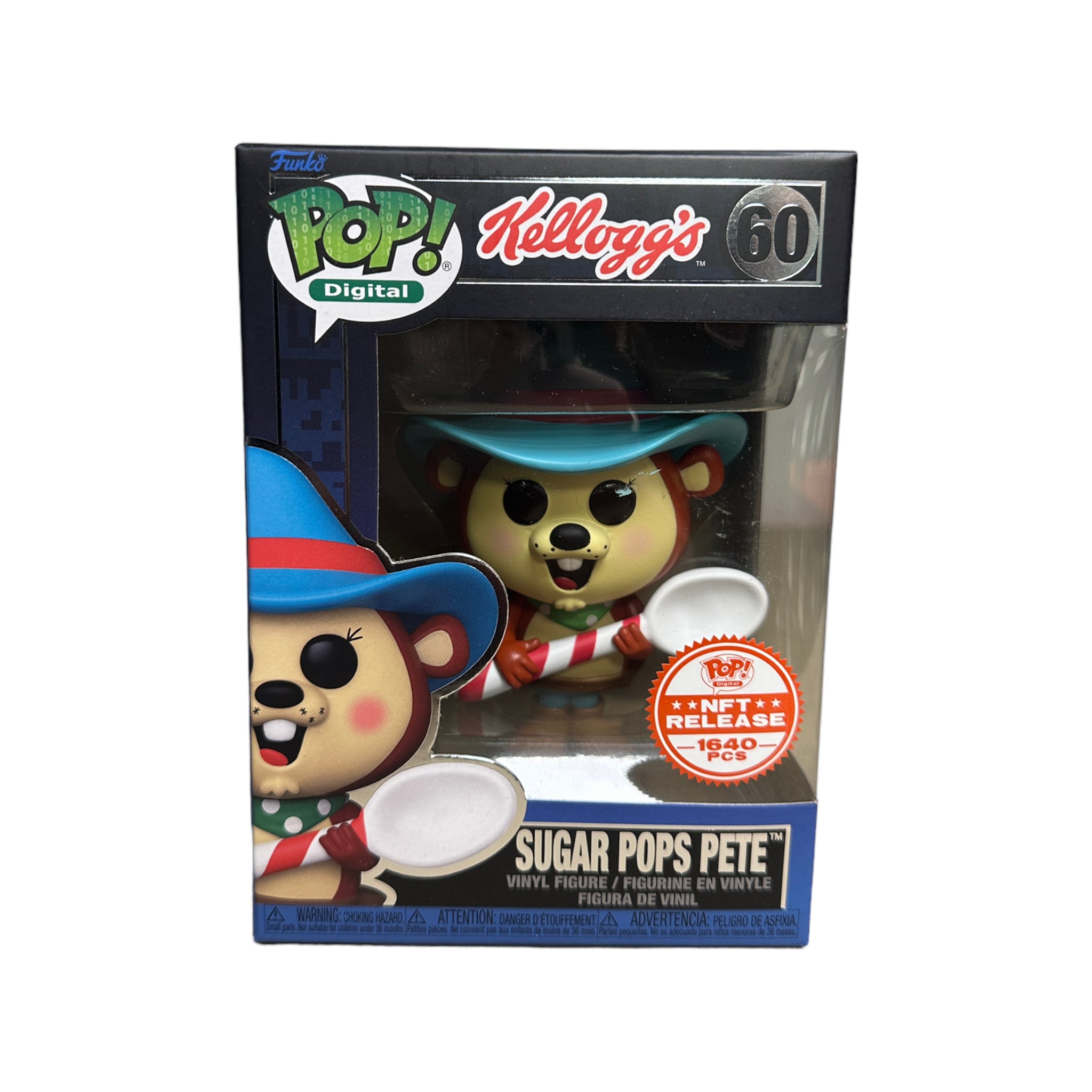Sugar Pops Pete #60 Funko Pop! - Kellogg's - NFT Release Exclusive LE1640 Pcs - Condition 8.75/10