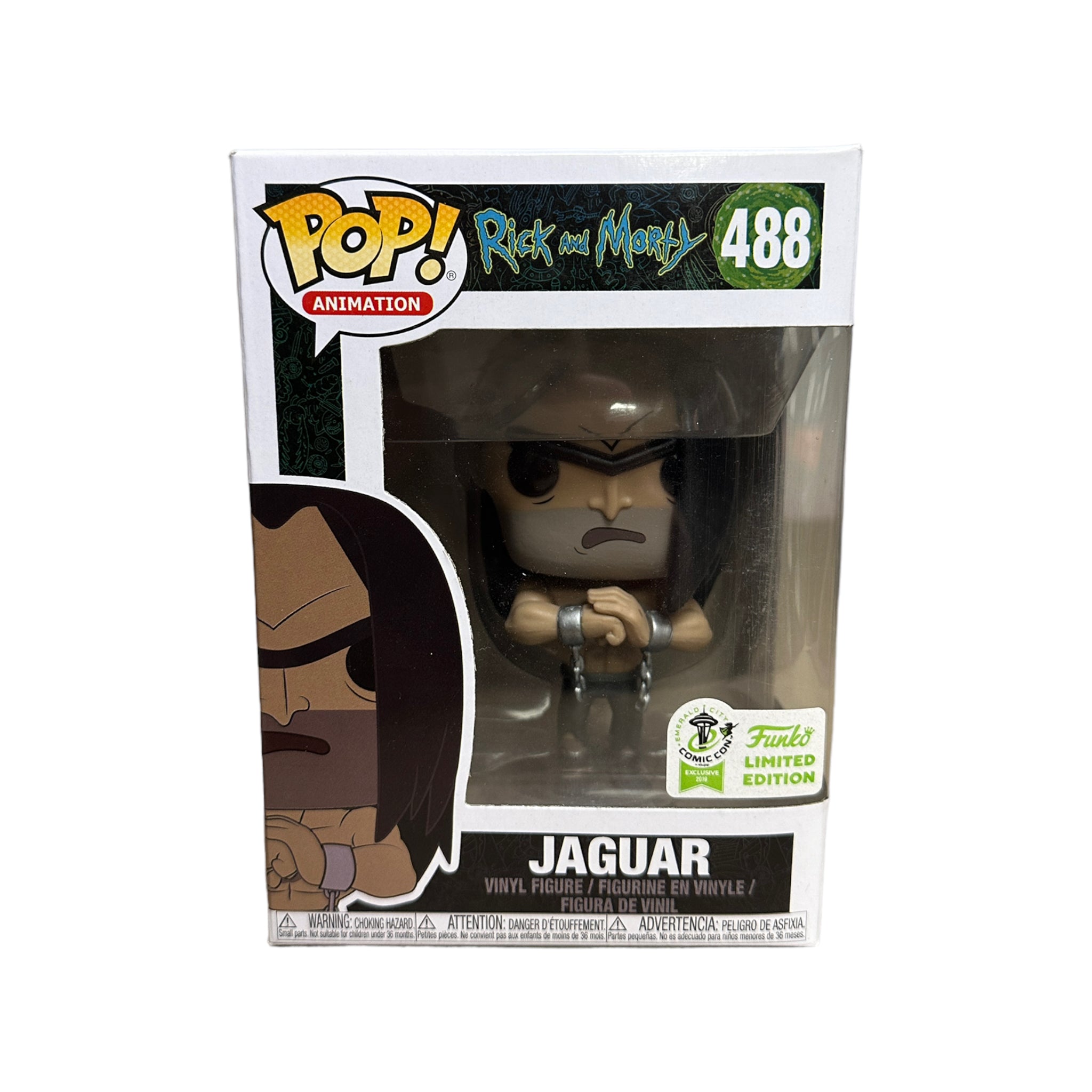 Jaguar #488 Funko Pop! - Rick and Morty - ECCC 2019 Official Convention Exclusive - Condition 8/10