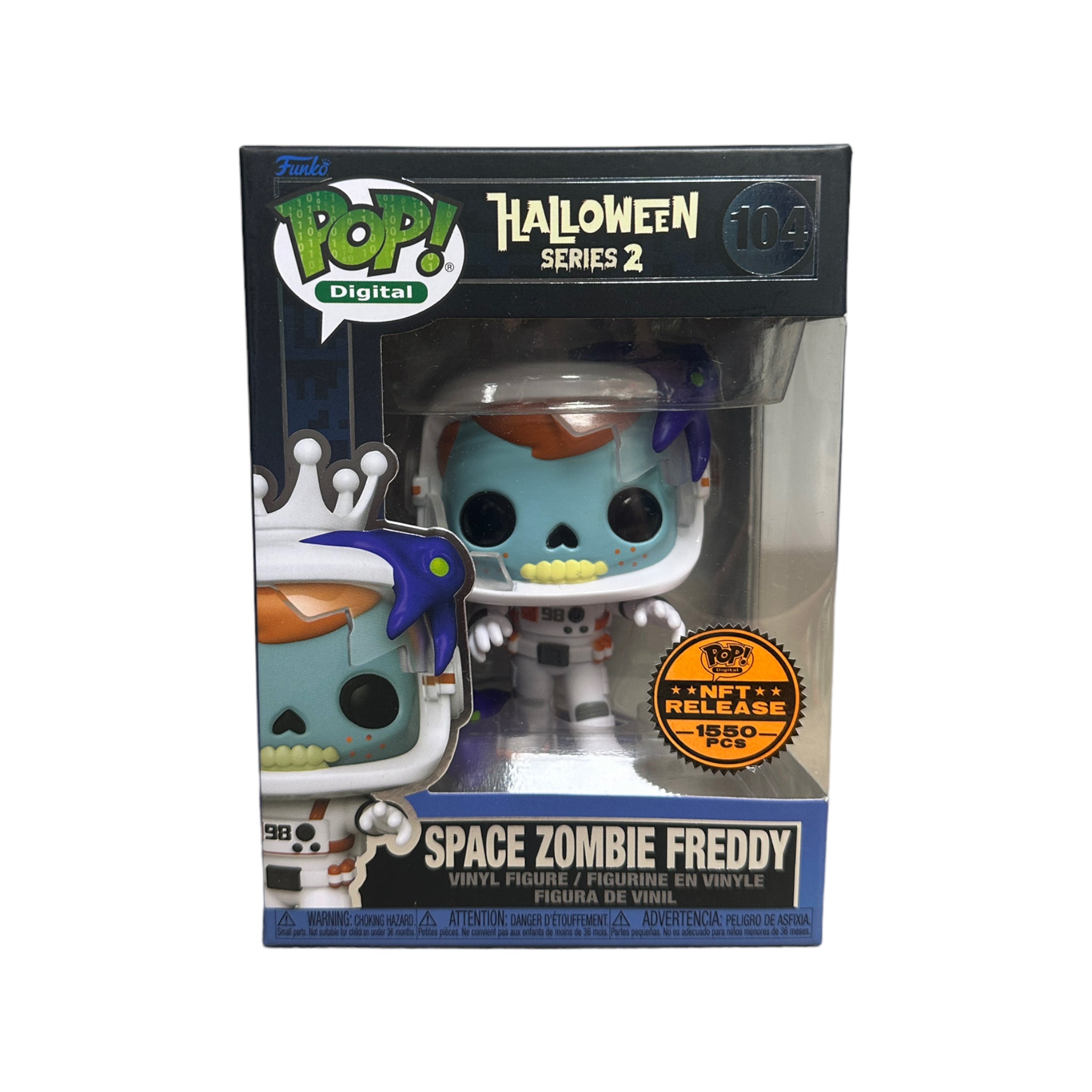 Space Zombie Freddy #104 Funko Pop! - Halloween Series 2 - NFT Release Exclusive LE1550 Pcs - Condition 8.5/10