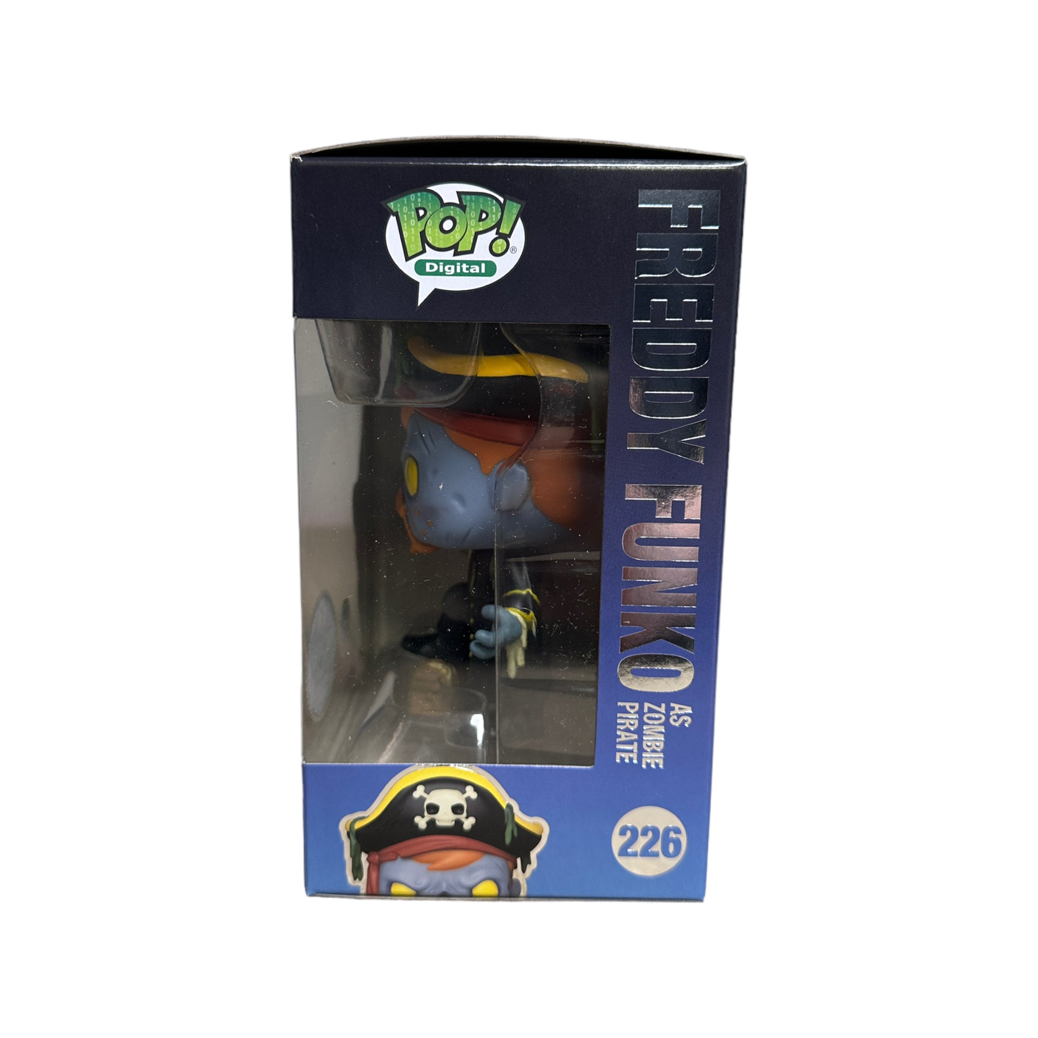 Freddy Funko as Zombie Pirate #226 (Glows in the Dark) Funko Pop! - Funkoween Series 1 - NFT Release Exclusive LE1900 Pcs - Condition 8/10