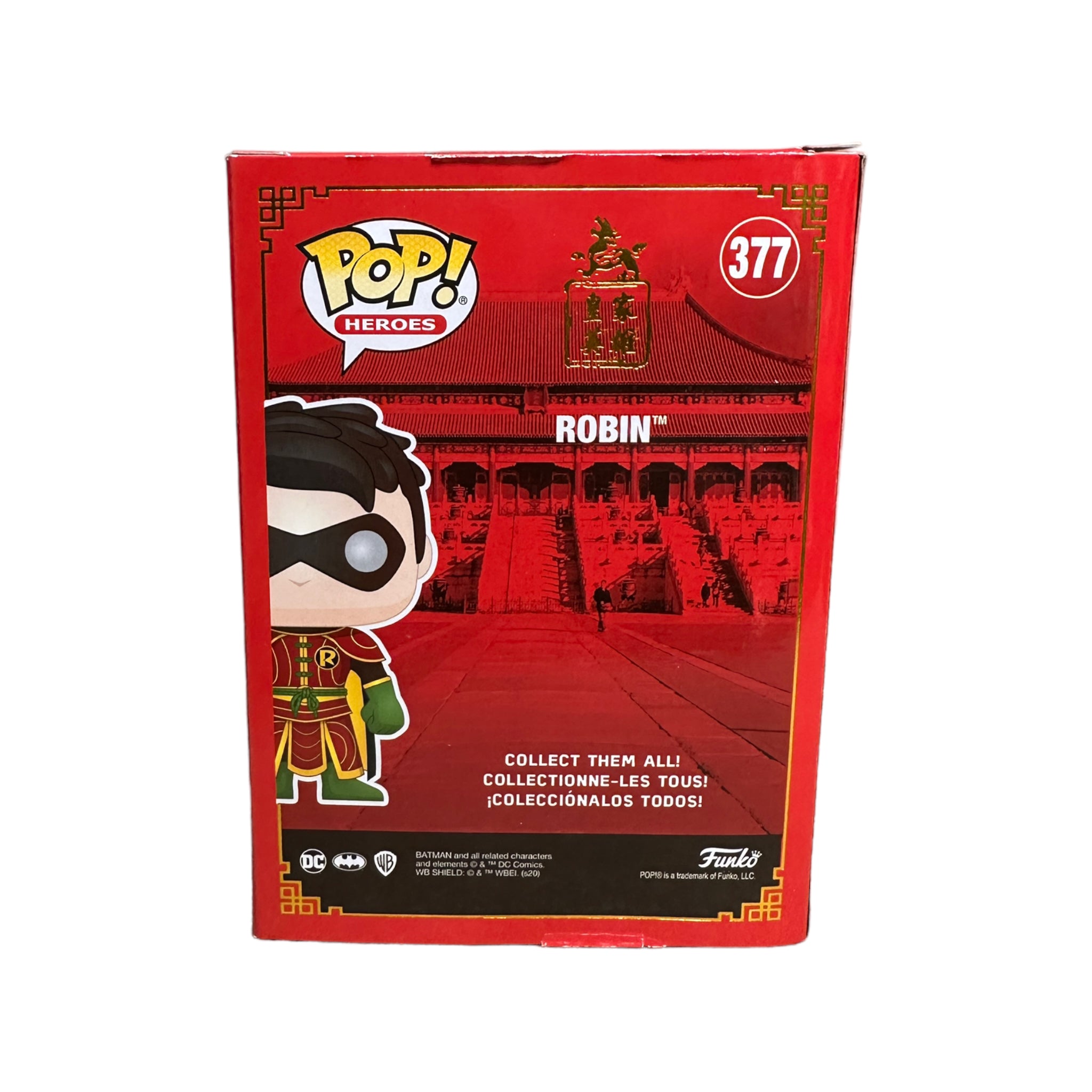 Robin #377 (Metallic) Funko Pop! - DC Imperial Palace - Asia 2021 Exclusive - Condition 7.5/10