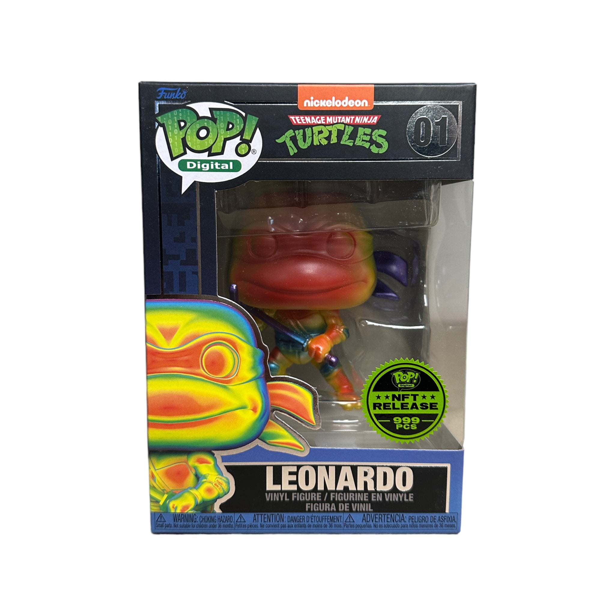 Leonardo #01 Funko Pop! - Teenage Mutant Ninja Turtles - NFT Release Exclusive LE999 Pcs - Condition 9.5/10
