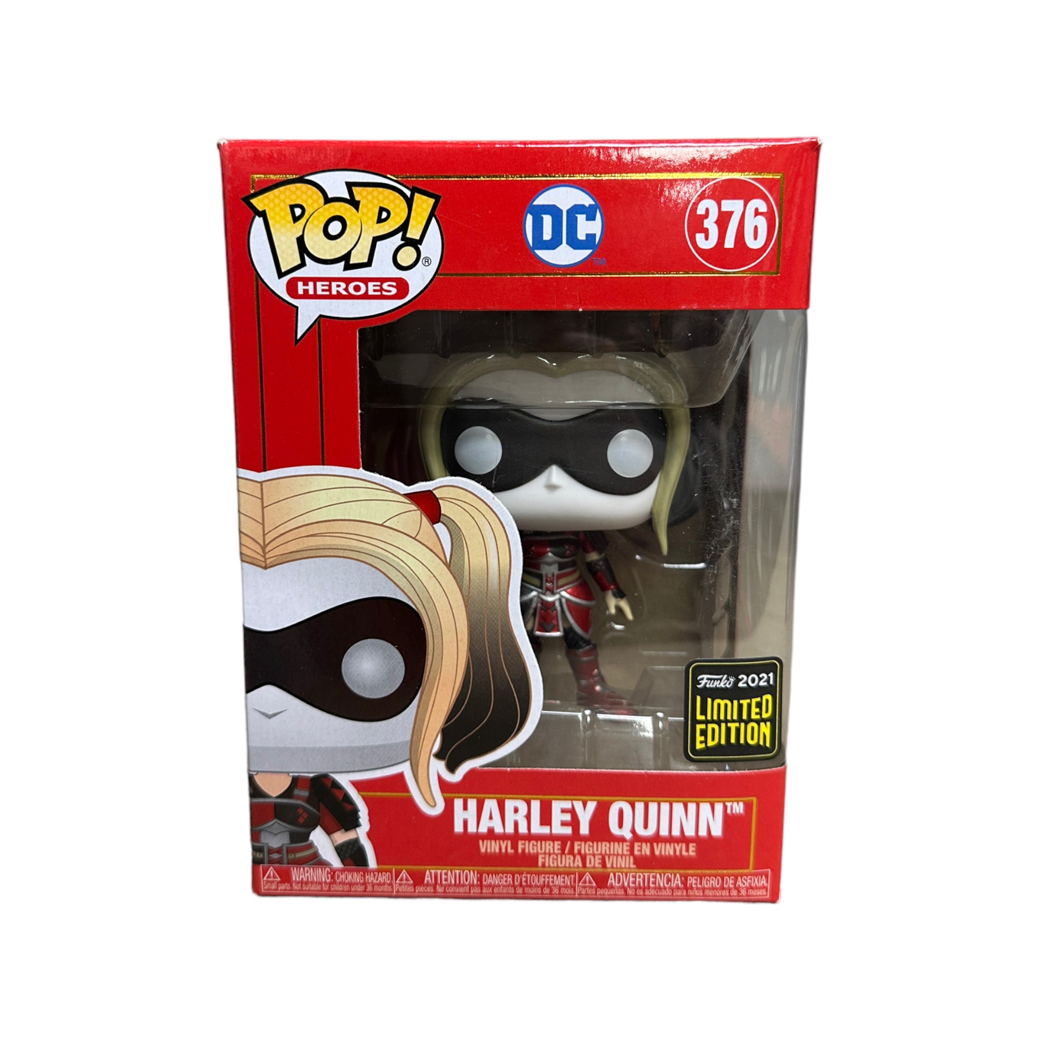 Harley Quinn #376 (Metallic) Funko Pop! - DC Imperial Palace - Asia 2021 Exclusive - Condition 7.5/10