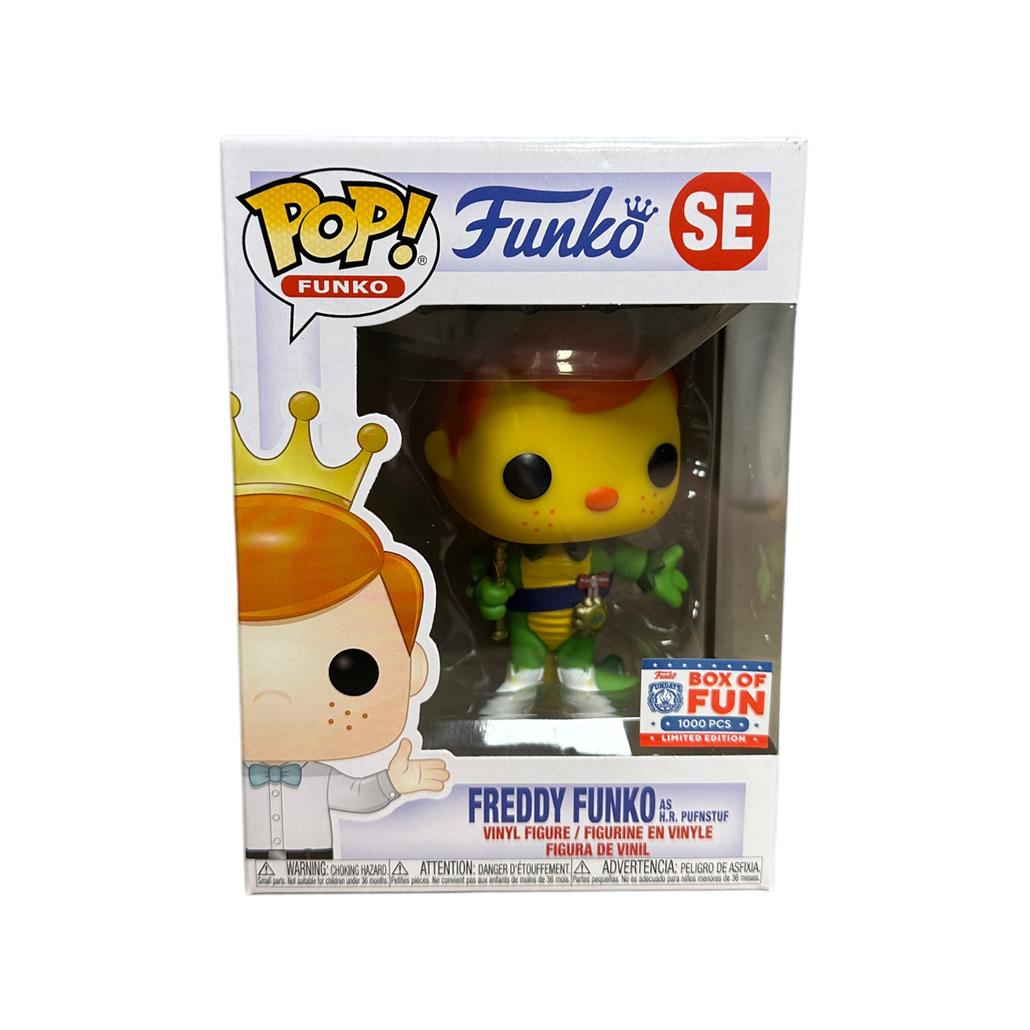 Freddy Funko as H.R. Pufnstuf Funko Pop! - Sid & Marty Krofft Pictures - Virtual Funkon 2021 Box of Fun Exclusive LE1000 Pcs - Condition 8.5/10
