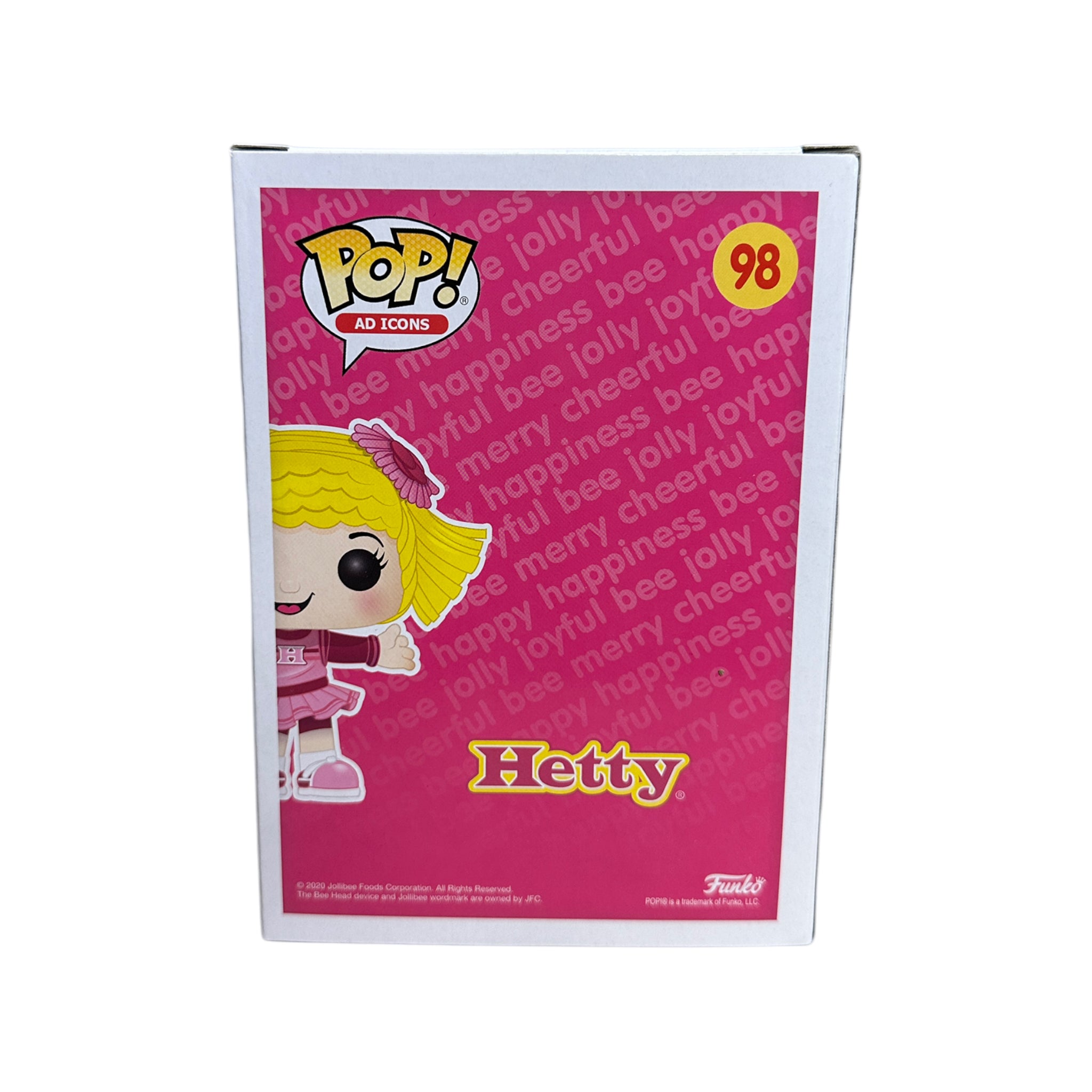 Hetty Spaghetti #98 (Glitter) Funko Pop! - Jollibee - Funatic Philippines Exclusive LE5000 Pcs - Condition 9.5/10