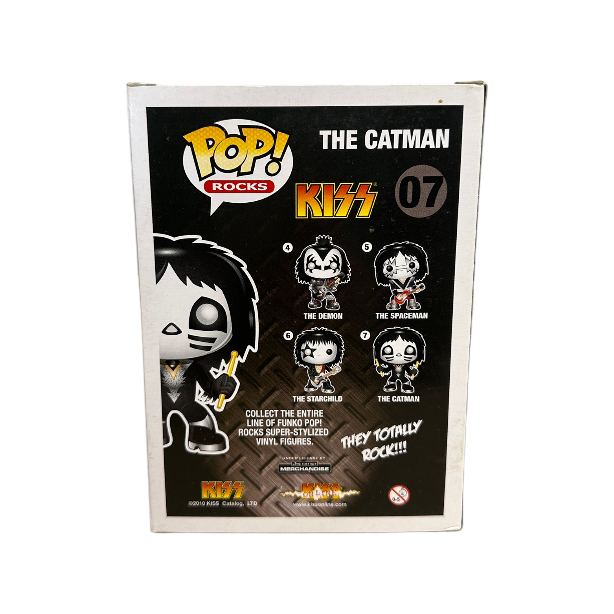 The Catman #07 Funko Pop! - Kiss - 2011 Pop! - Condition 7.5/10
