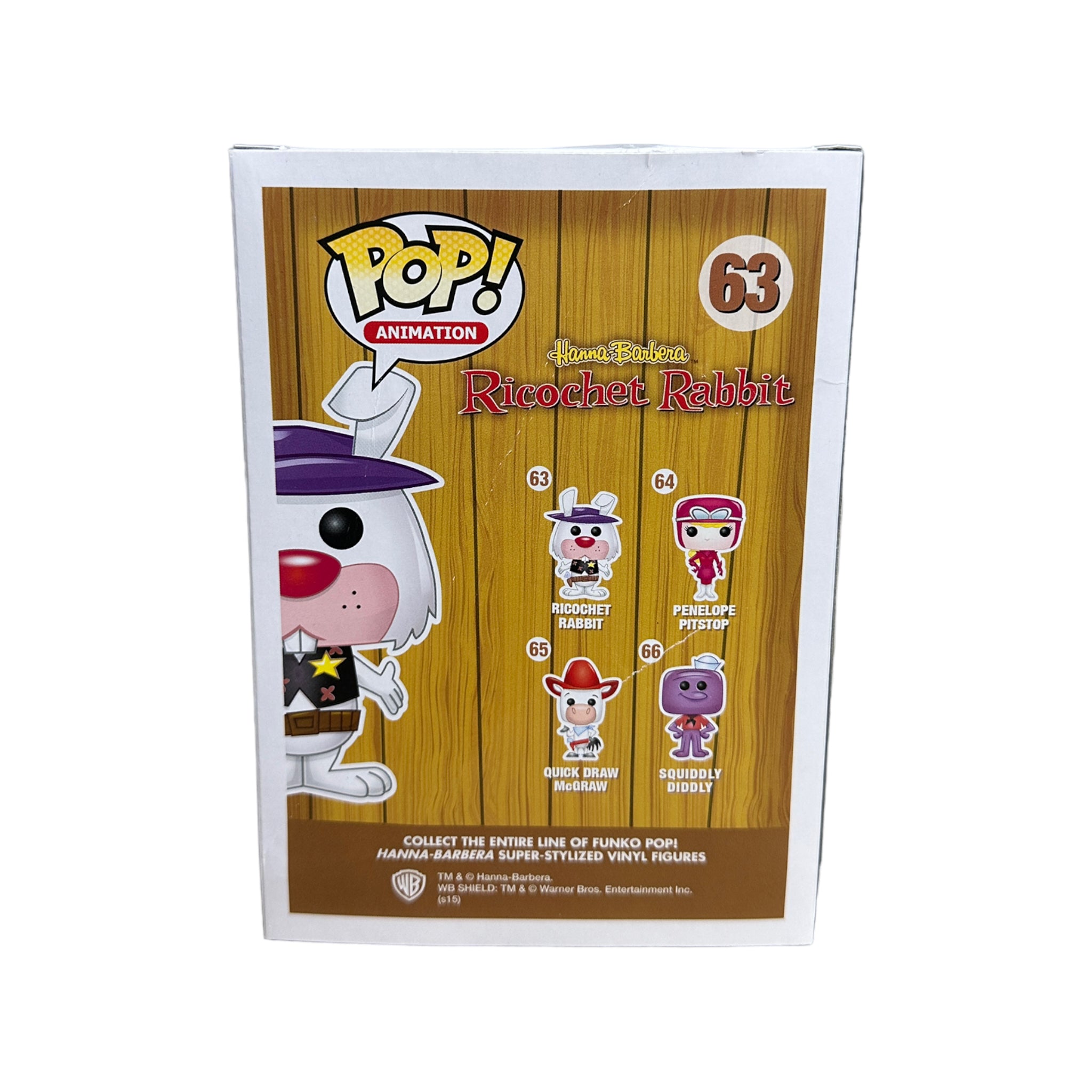 Ricochet Rabbit #63 (Yellow) Funko Pop! - Ricochet Rabbit - NYCC 2015 Exclusive LE300 Pcs - Condition 6/10