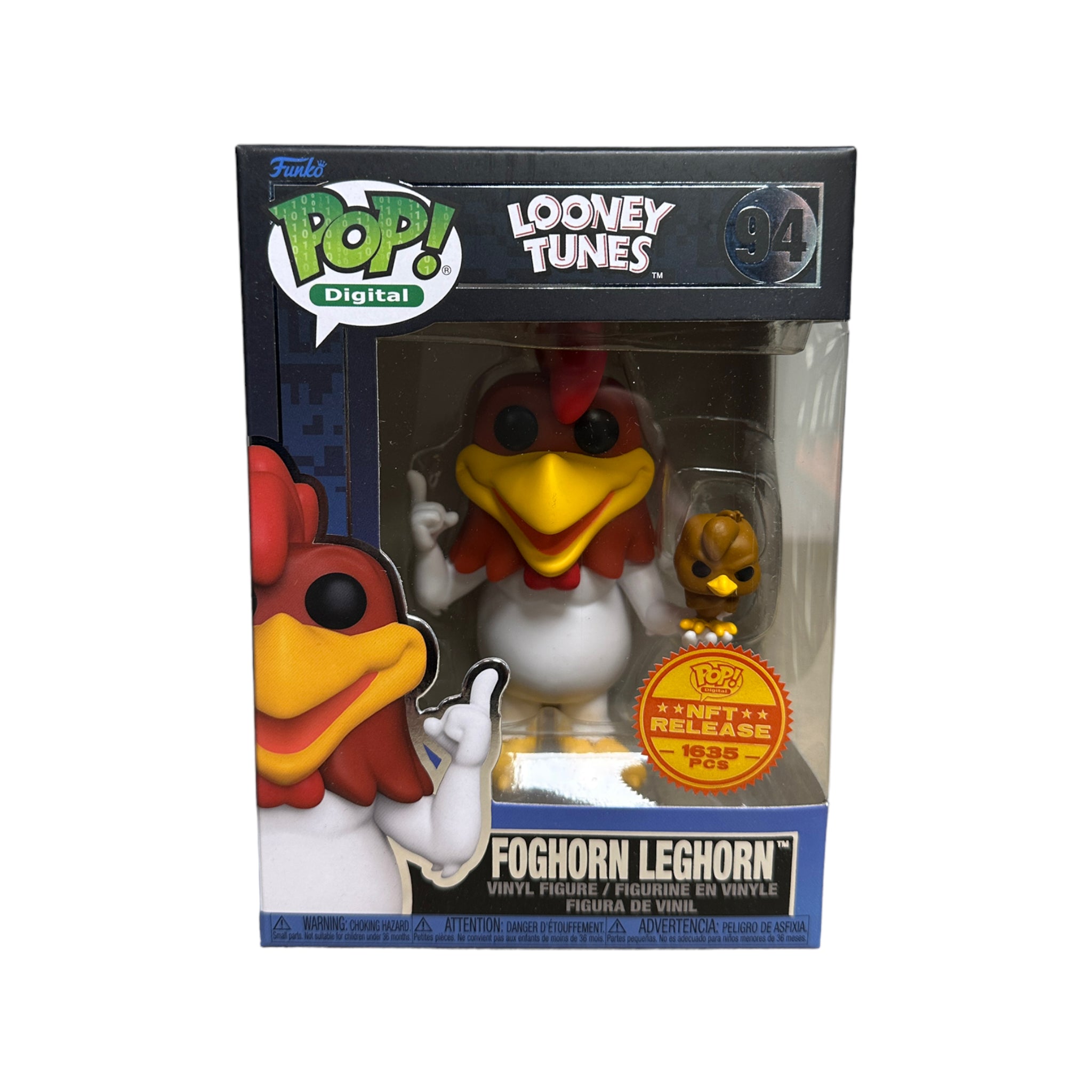 Foghorn Leghorn #94 Funko Pop! - Looney Tunes - NFT Release Exclusive LE1635 Pcs - Condition 9/10