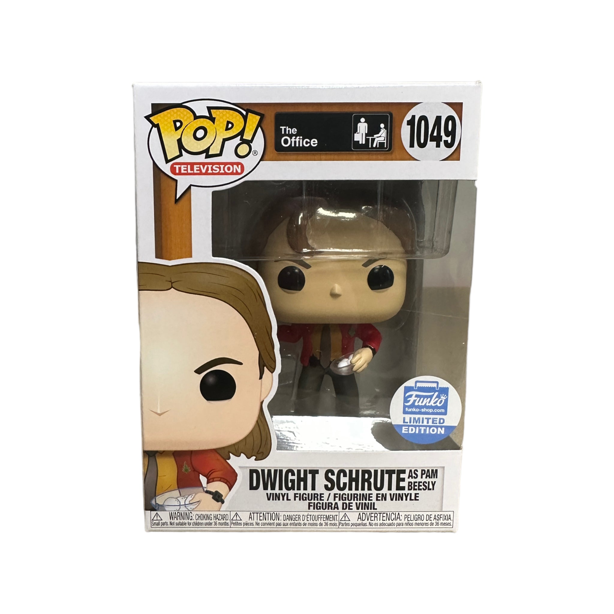 Dwight Schrute as Pam Beesly #1049 Funko Pop! - The Office - Funko Shop Exclusive - Condition 8.75/10