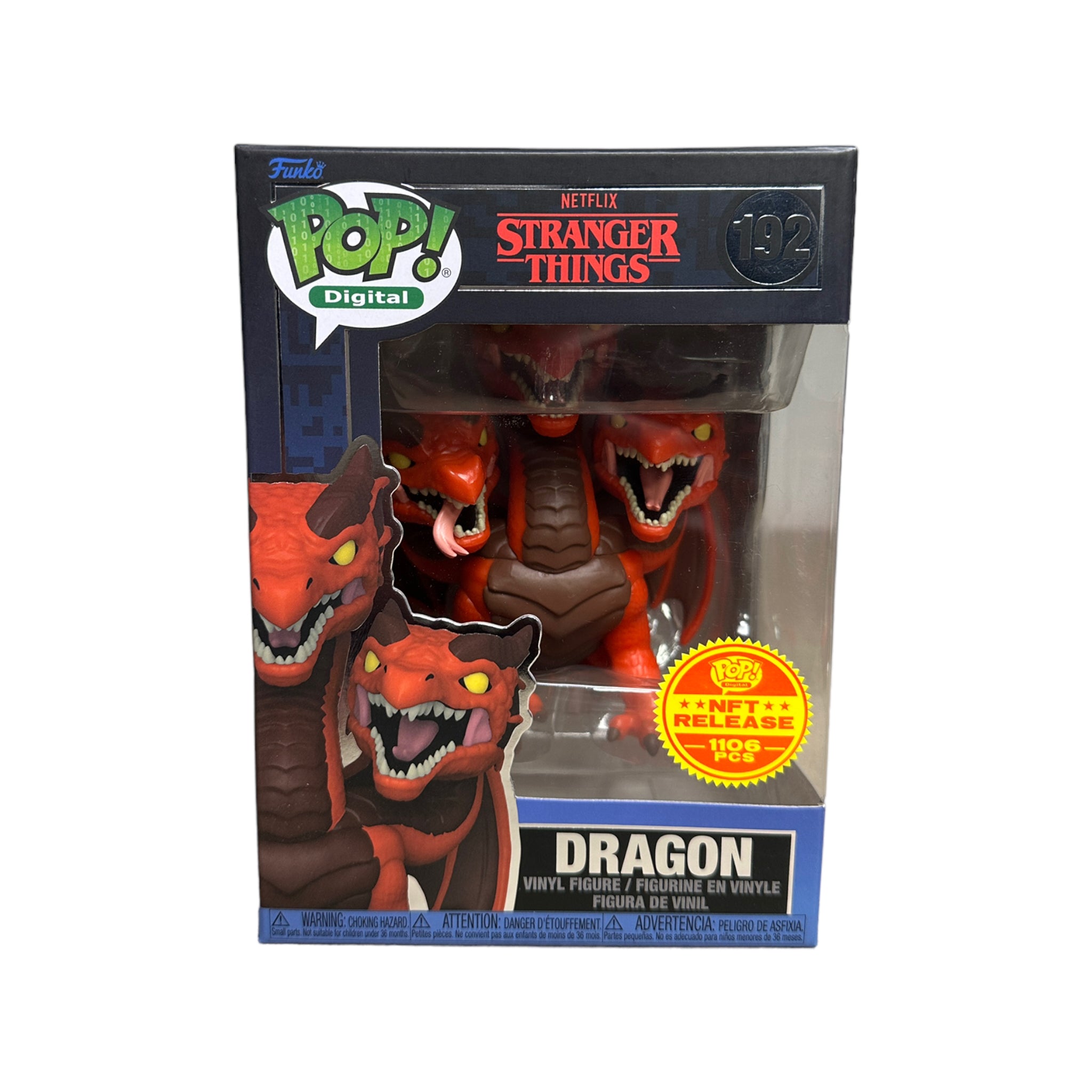 Dragon #192 Funko Pop! - Stranger Things - NFT Release Exclusive LE1106 Pcs - Condition 8/10