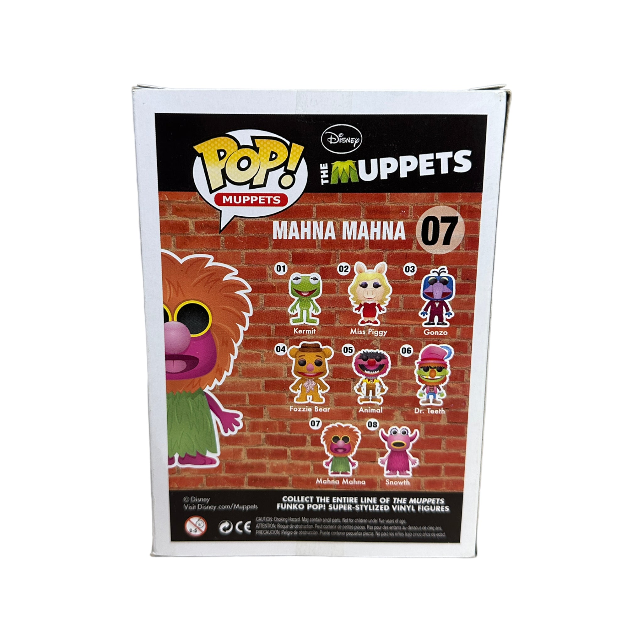 Mahna Mahna #07 Funko Pop! - The Muppets - 2012 Pop! - Condition 6.5/10