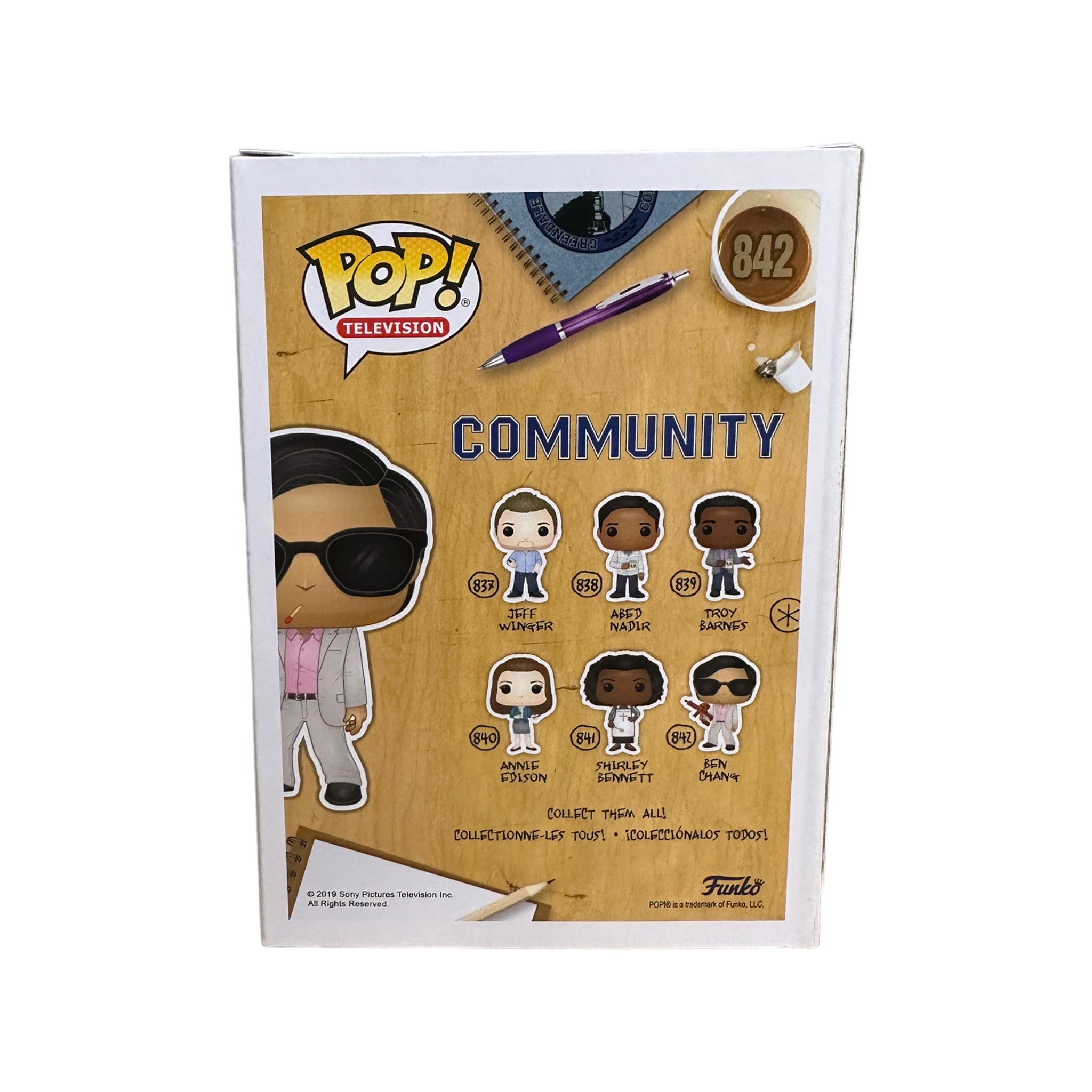 Ben Chang #842 Funko Pop! - Community - 2019 Pop! - Condition 8.75/10