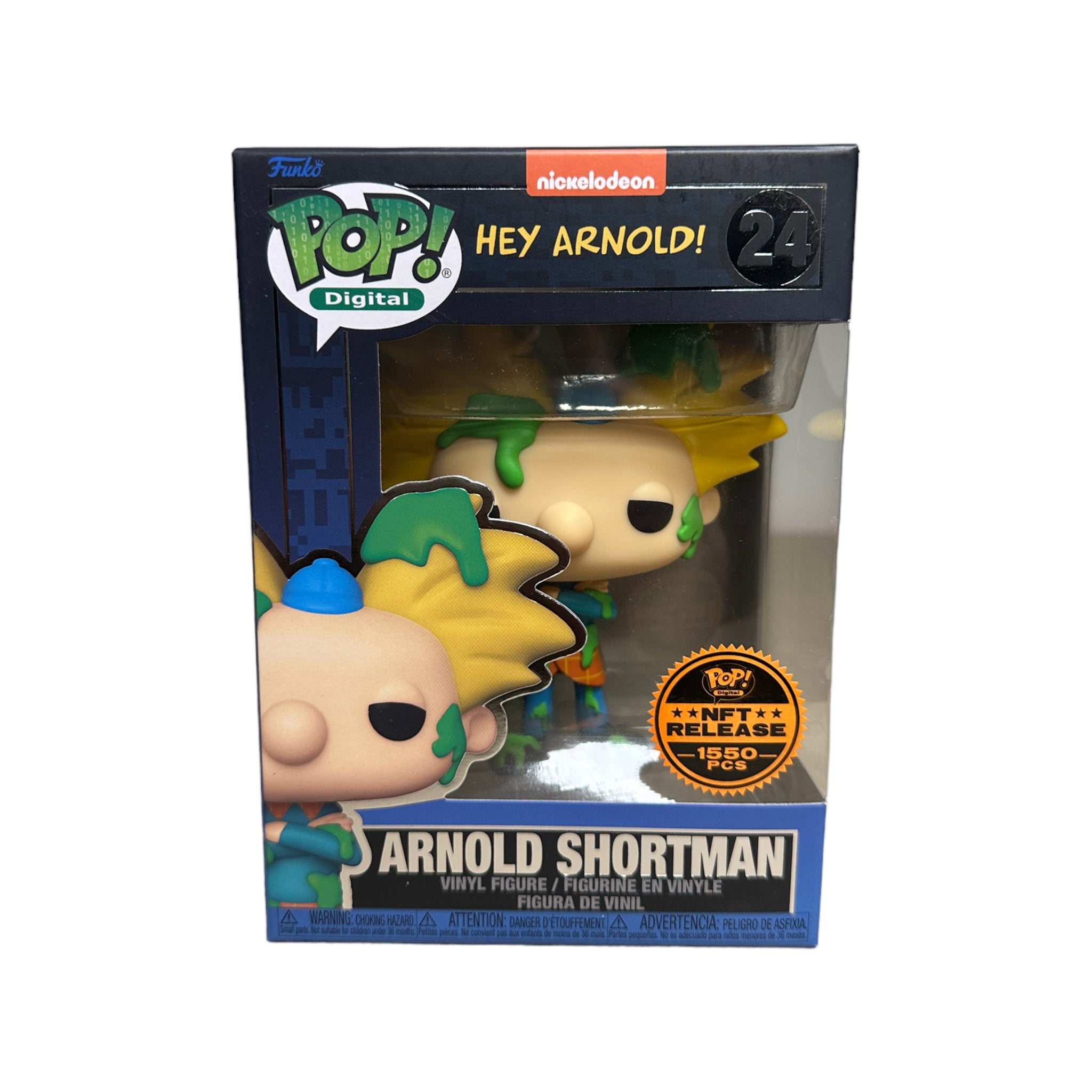 Arnold Shortman #24 Funko Pop! - Hey Arnold! - NFT Release Exclusive LE1550 Pcs - Condition 8.75/10